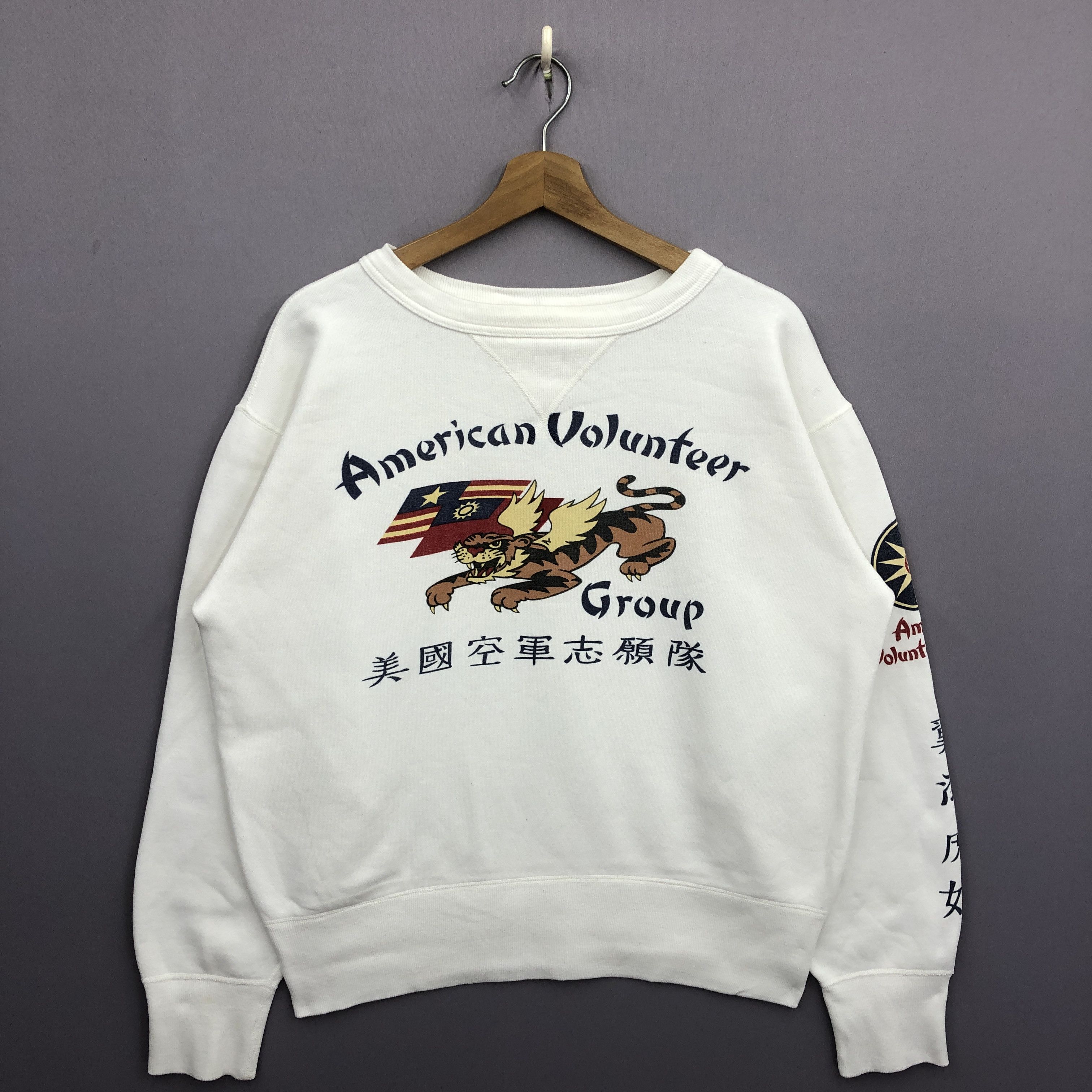 Vintage Buzz Rickson Sweater American Voluntier Sweatshirt
