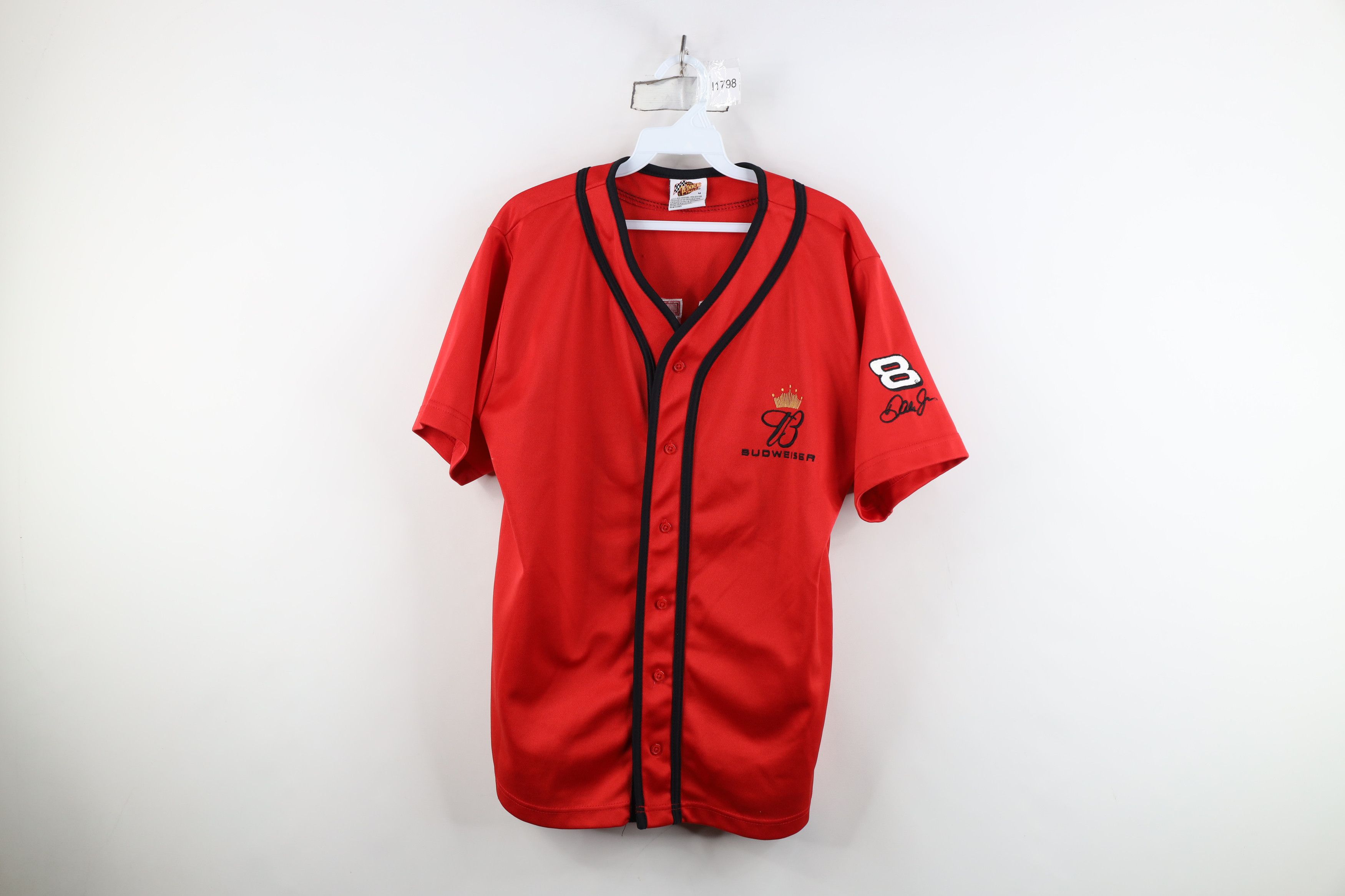 Vintage Vintage NASCAR Earnhardt Jr Budweiser Racing Baseball Jersey Size US M / EU 48-50 / 2 - 1 Thumbnail