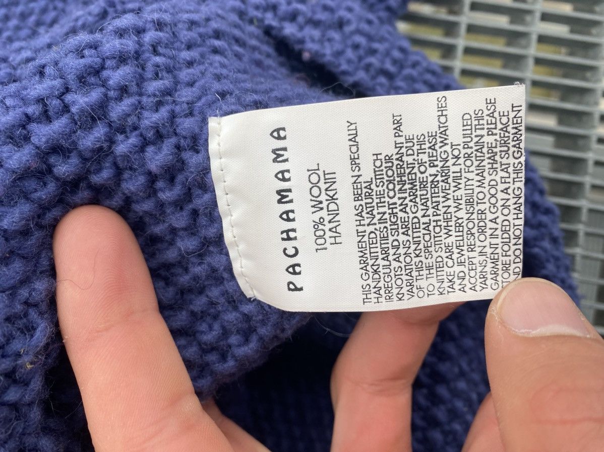 Handmade Vintage 90s Pachamama Handmade Wool Knitted Cardigan Size US M / EU 48-50 / 2 - 10 Thumbnail