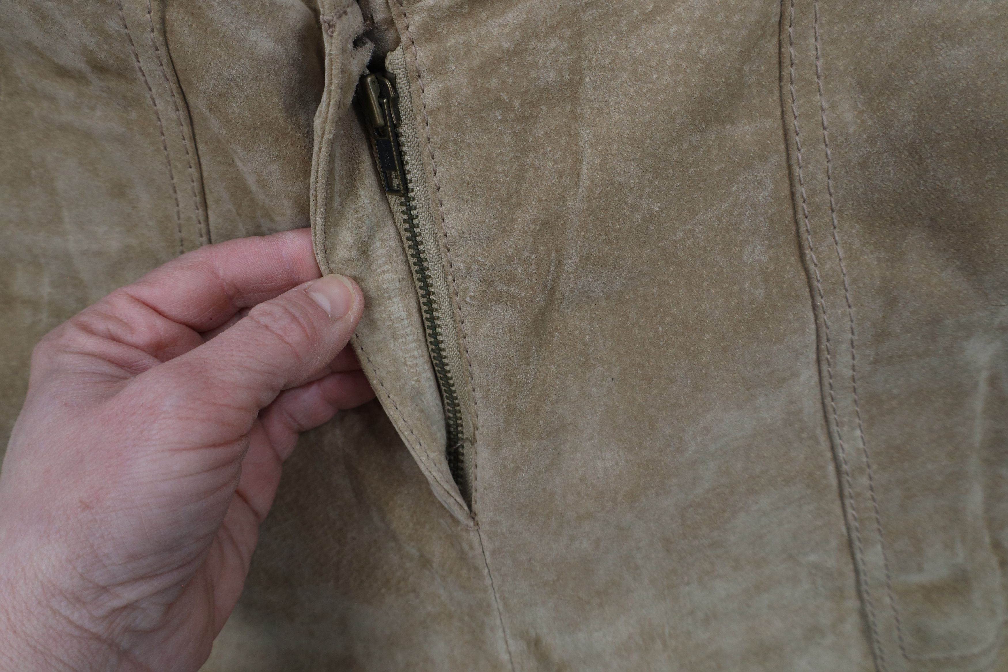 Vintage Vintage 90s Streetwear Flared Wide Leg Cargo Pants Beige Size 36" / US 14 / IT 50 - 7 Thumbnail