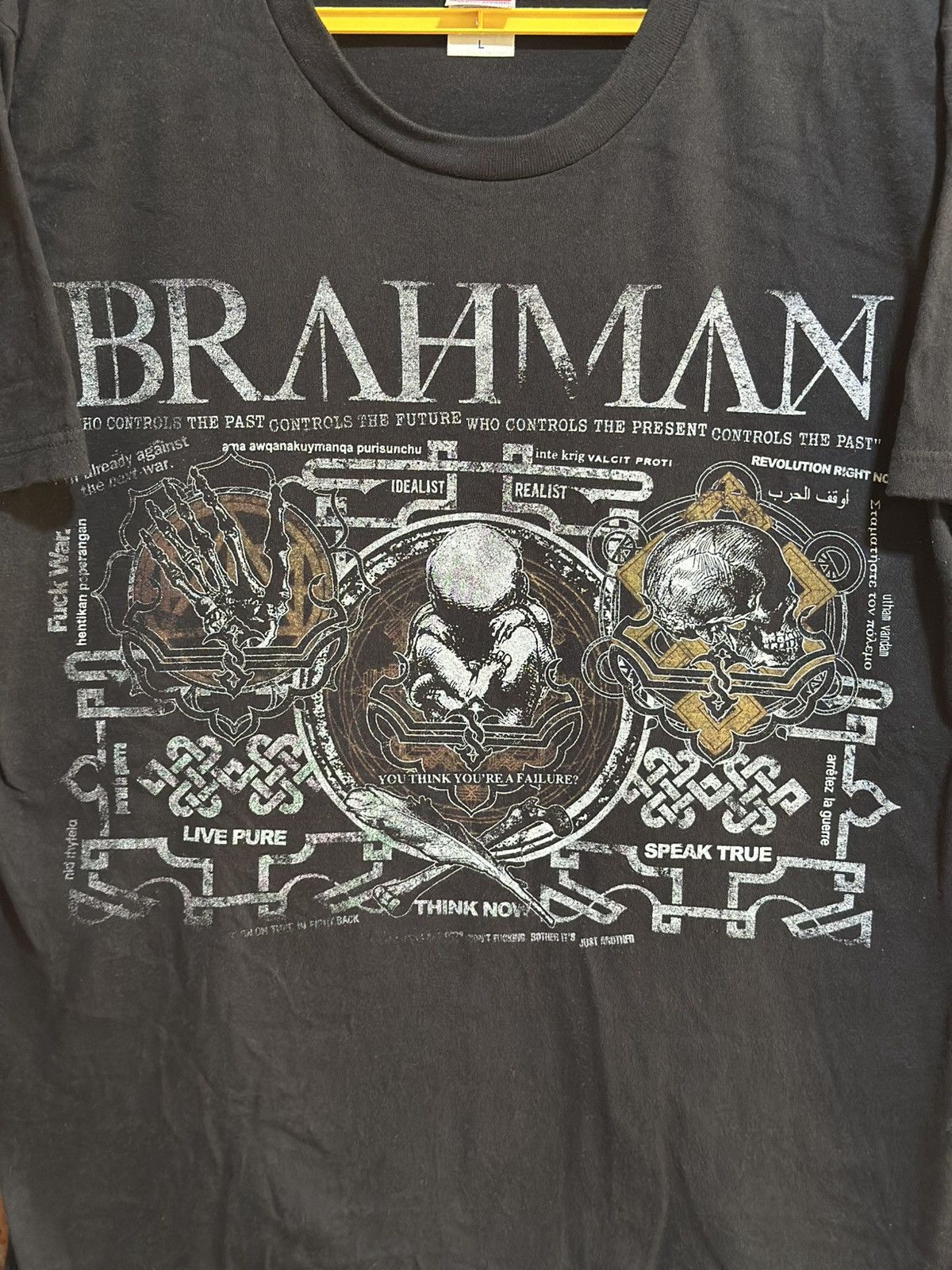 Band Tees × Japanese Brand × Vintage Vintage Brahman Who The Control The Past Faded Tee Size US L / EU 52-54 / 3 - 3 Thumbnail