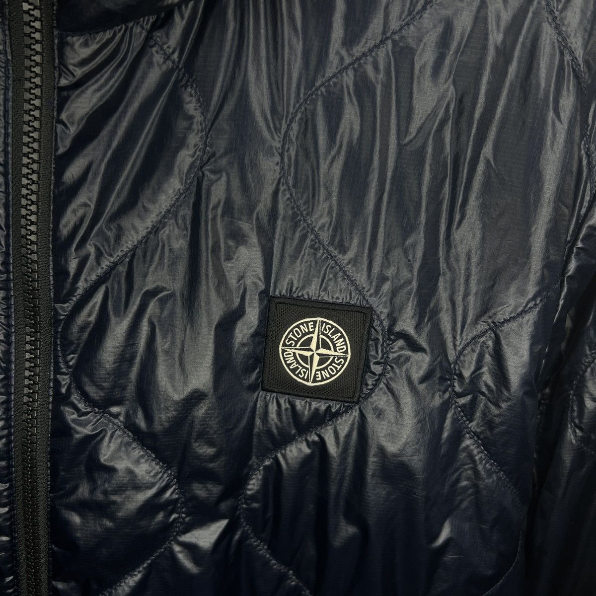 Stone Island Stone Island Pertex Primaloft Padded Nylon Jacket Navy Shiny Size US L / EU 52-54 / 3 - 6 Thumbnail