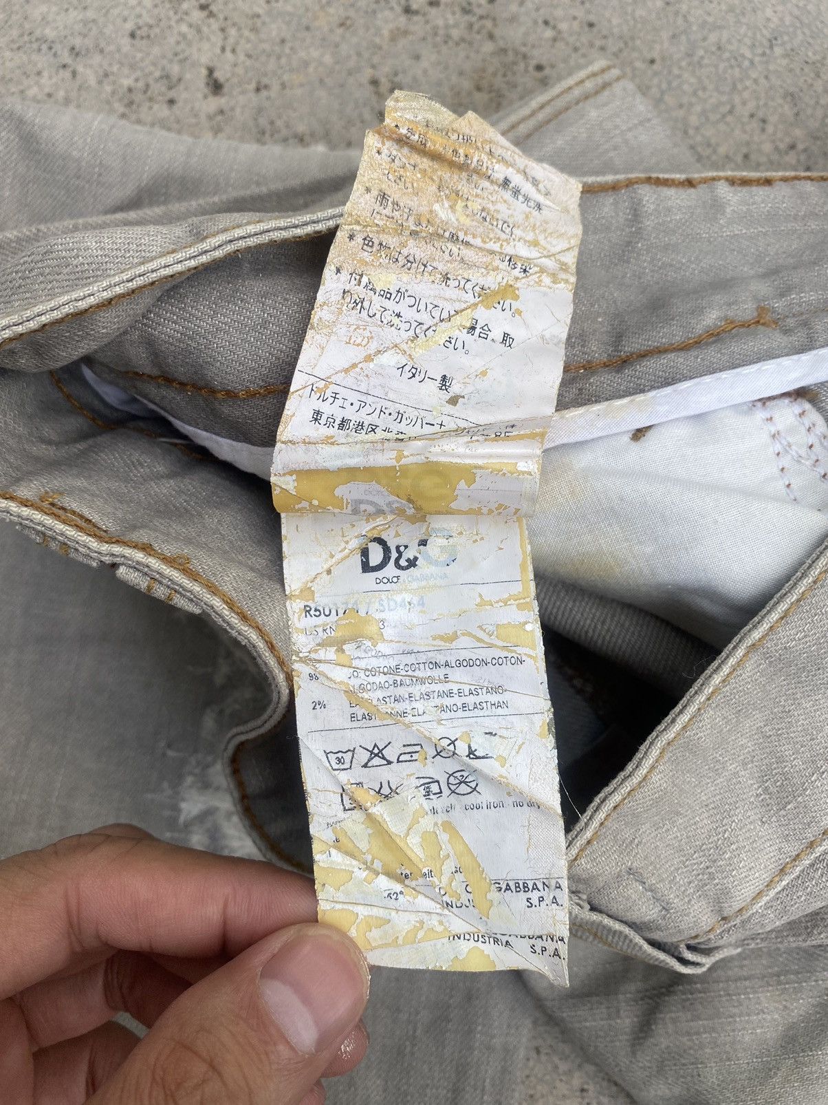 Designer × Dolce & Gabbana Dolce & Gabbana Boro Slim Fit Jeans Size US 32 / EU 48 - 21 Thumbnail