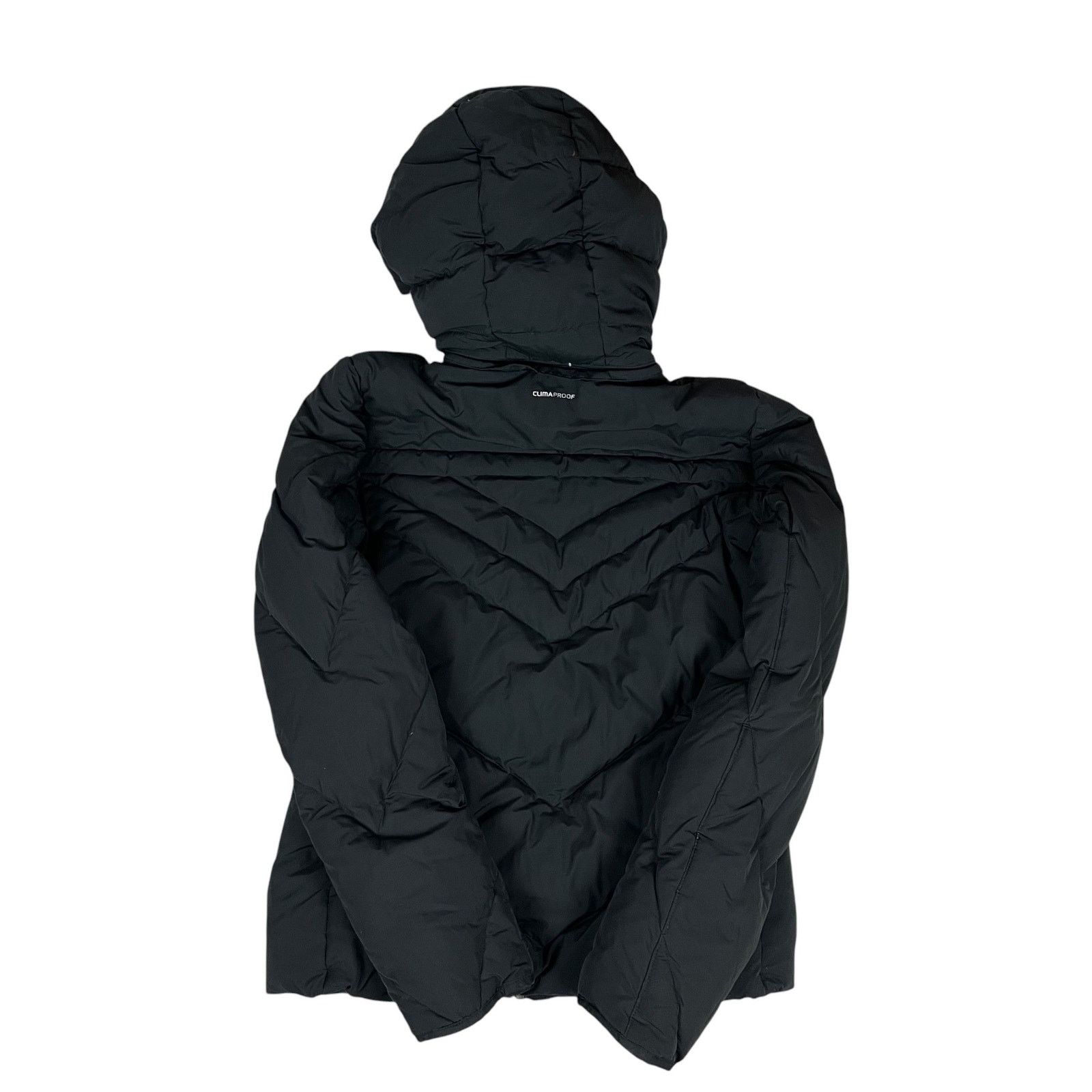 Adidas Adidas Women's Black Trifold Hooded Full Zip Puffer Jacket 8 Size M / US 6-8 / IT 42-44 - 4 Thumbnail
