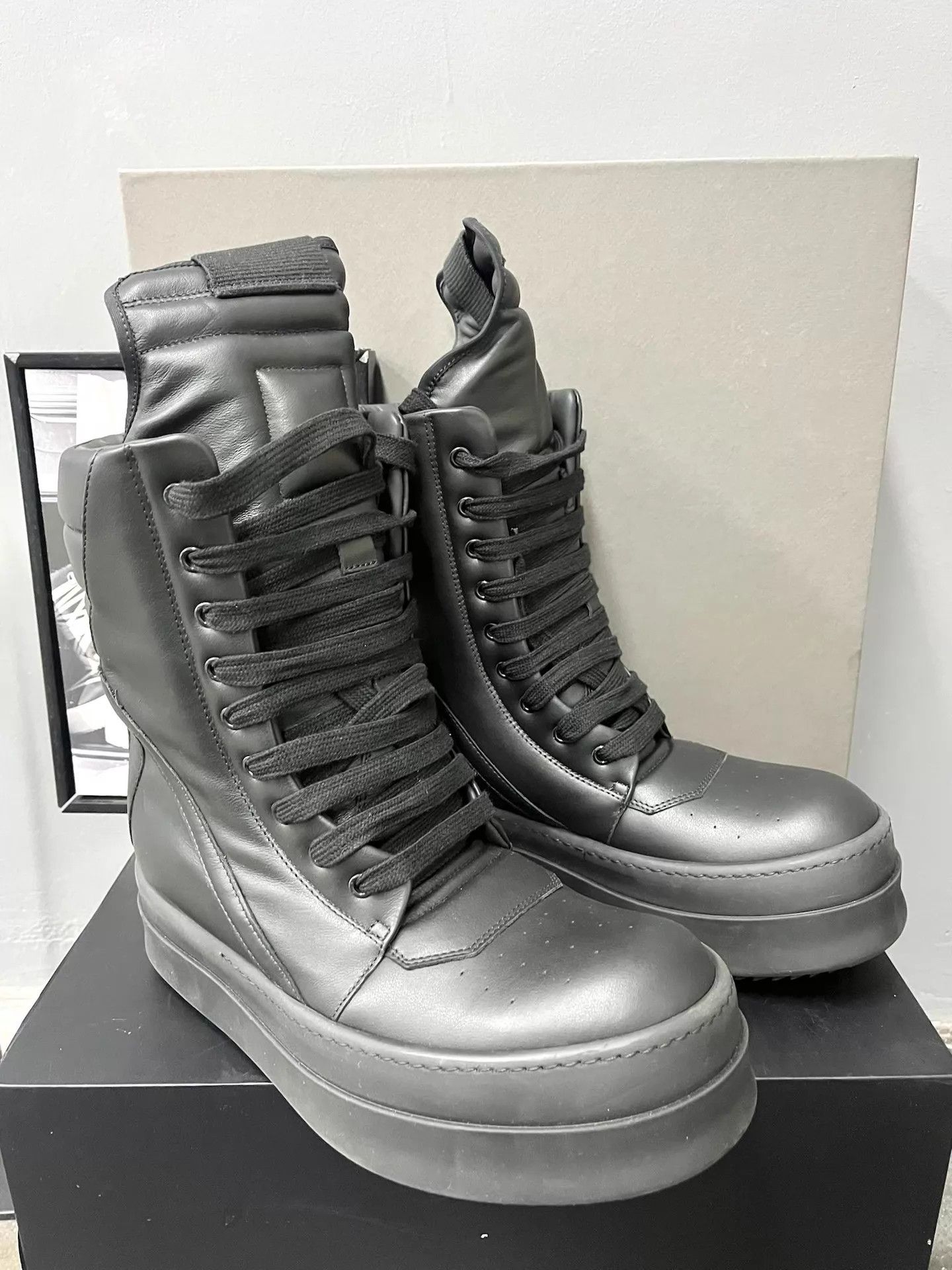 Rick Owens Rick Owens 25SS Oversized Triangle High Boots K34 Size US 7 / EU 40 - 4 Thumbnail