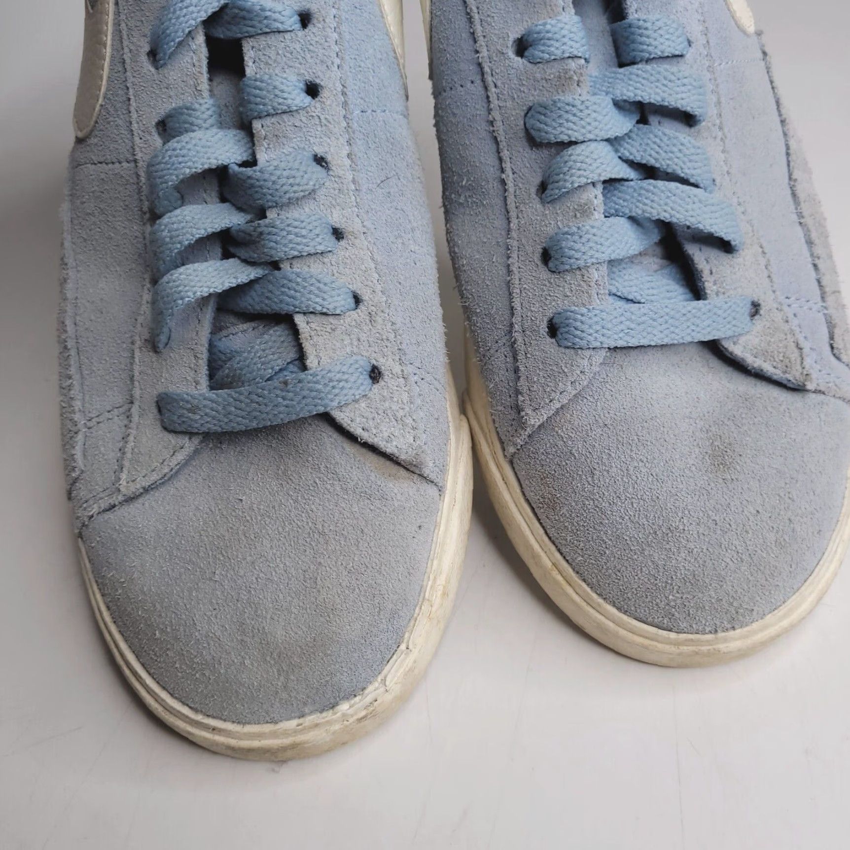 Nike Nike Blazer Low Sneaker Womens 9 Blue Suede Athletic Shoes Shoes Blues Women 90s? Size M / US 6-8 / IT 42-44 - 4 Thumbnail