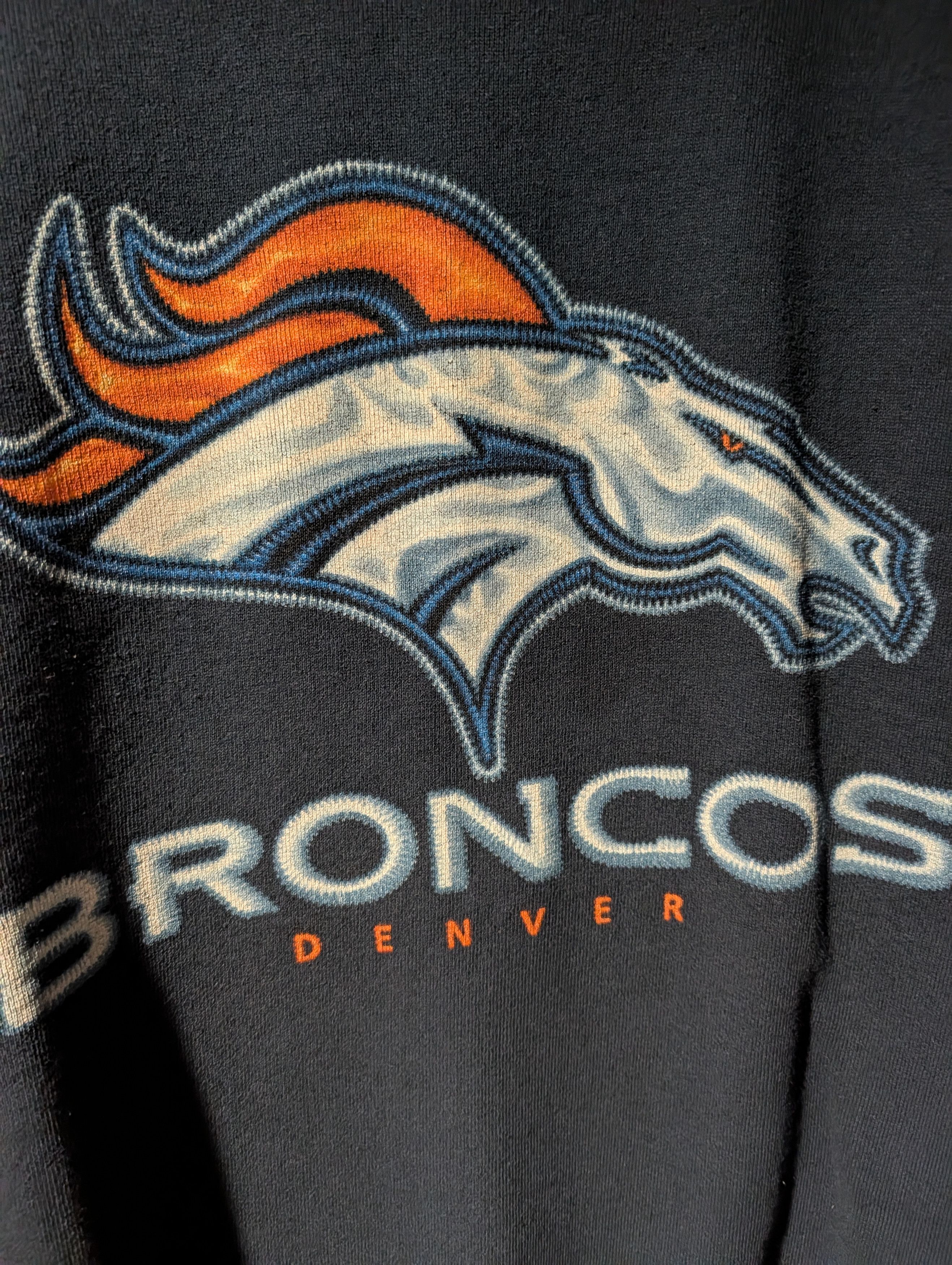 NFL Vintage 90s Pro Player Denver Broncos NFL Sweatshirt Size US L / EU 52-54 / 3 - 2 Thumbnail