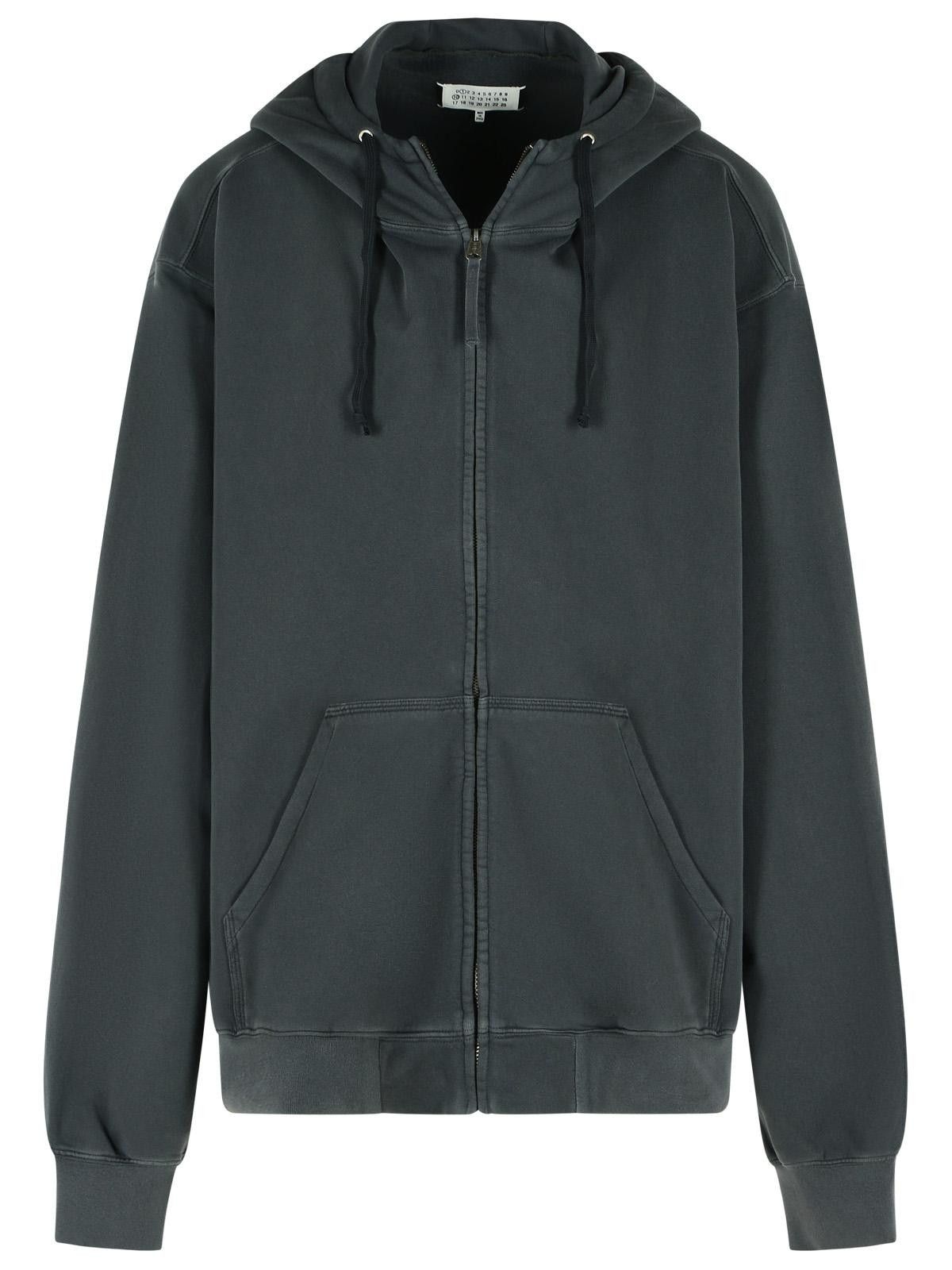 Maison Margiela MAISON MARGIELA Gray Cotton Sweatshirt Size US S / EU 44-46 / 1 - 1 Thumbnail