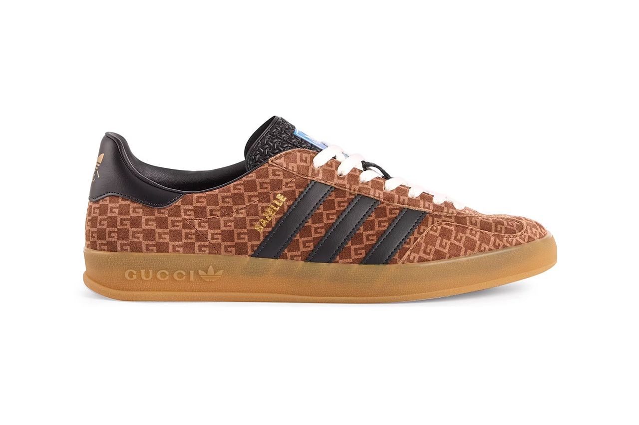 x Adidas Brown Gazelle Sneakers