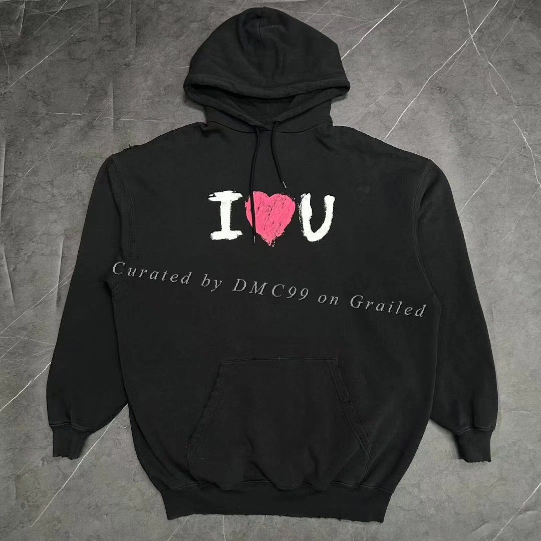 Balenciaga Balenciaga I Love Cats Hoodie | Grailed