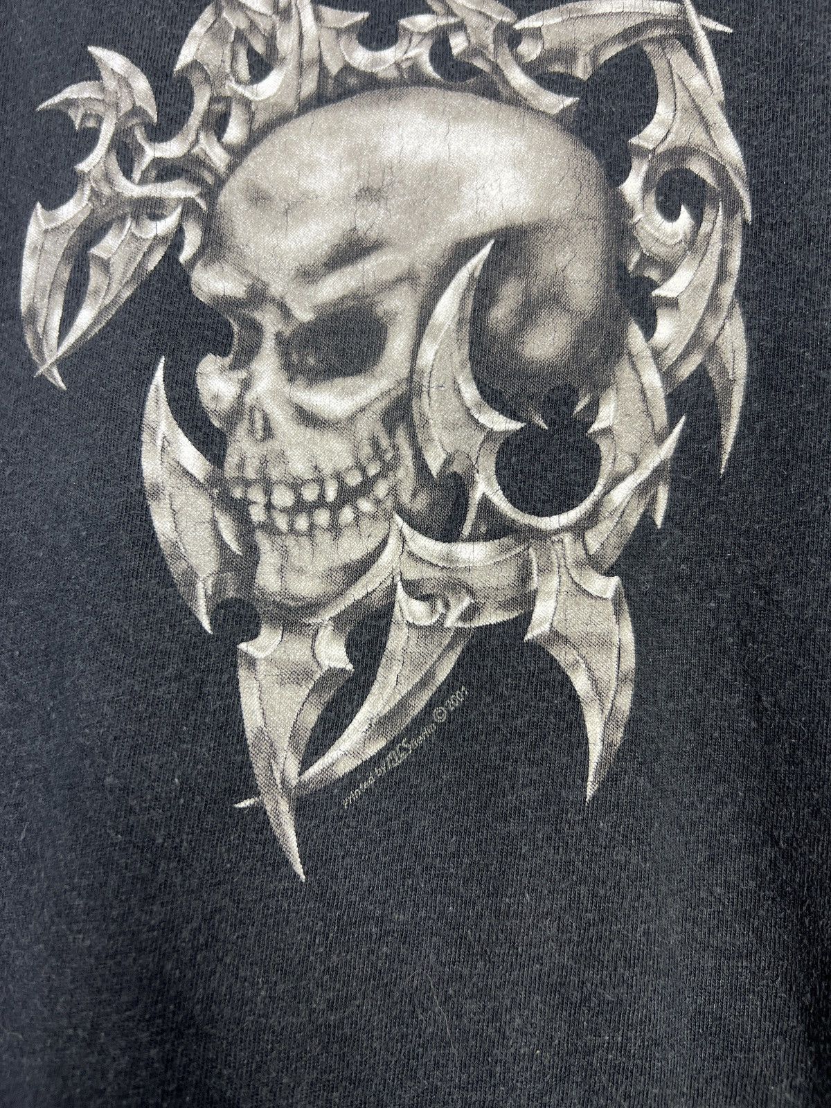 Vintage Longsleeve Skull 2001 Vintage 90’s 00’s Rare Size US M / EU 48-50 / 2 - 2 Thumbnail