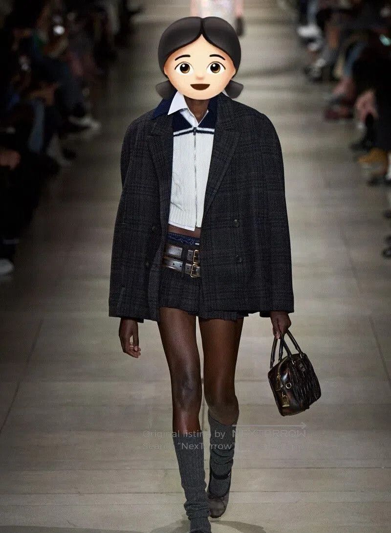 Miu Miu miumi 2022 double-breasted plaid coat. Size US S / EU 44-46 / 1 - 1 Thumbnail