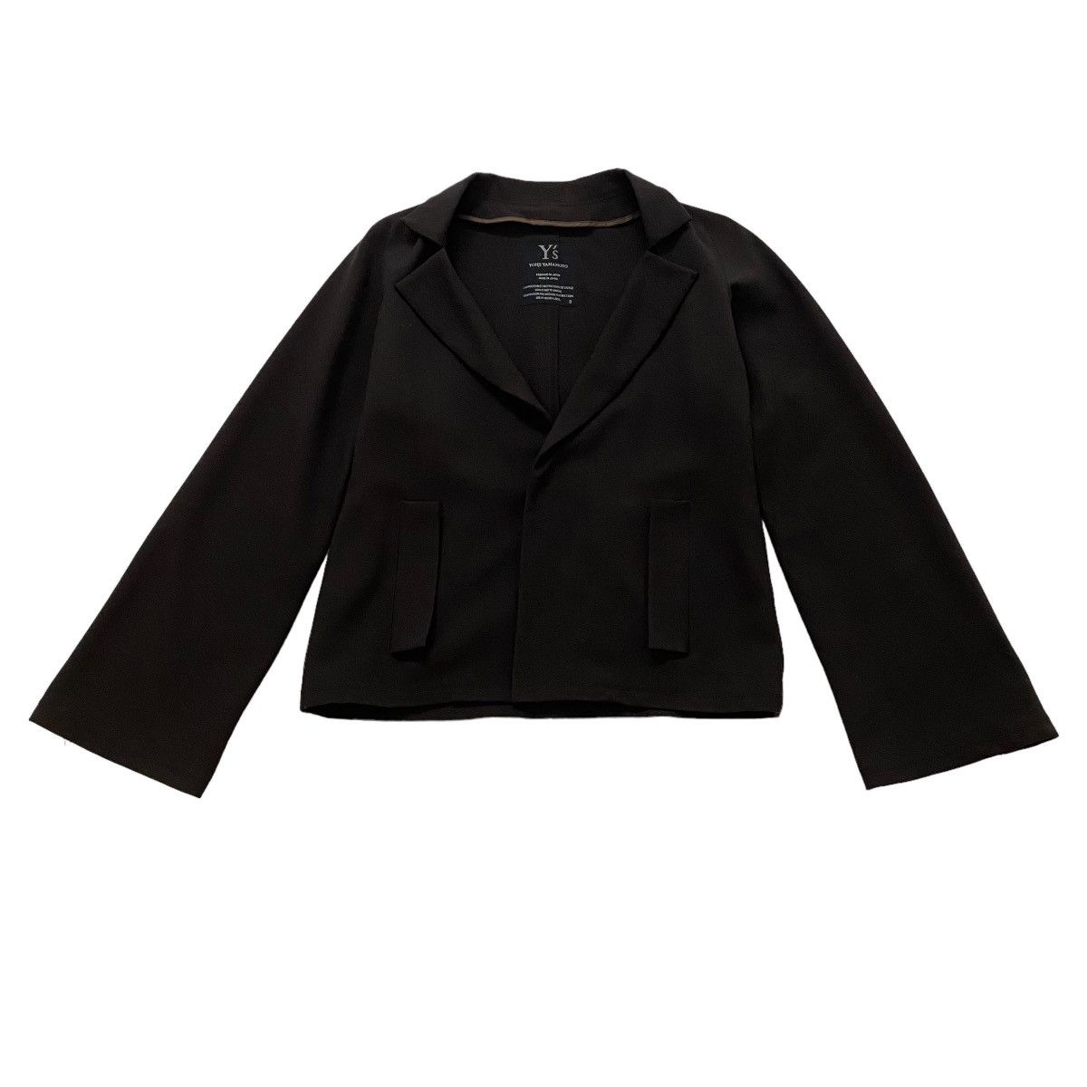 Yohji Yamamoto ✨Y's Yohji Yamamoto wool garbaine cropped jacket Size M / US 6-8 / IT 42-44 - 1 Thumbnail