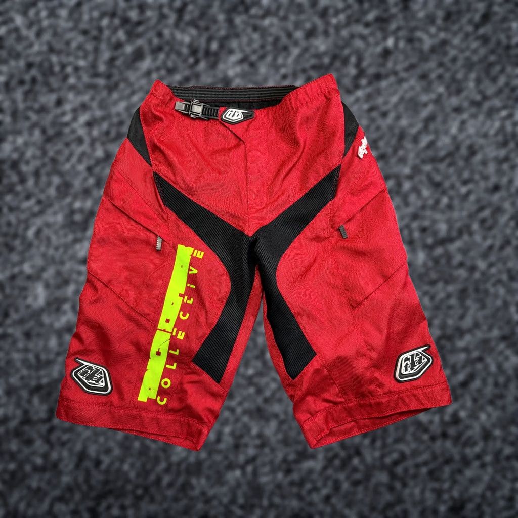 Vintage Troy Lee Designs Red moto shorts mens 32'' Biker Shirt Mens Red 32 Size US 32 / EU 48 - 1 Thumbnail