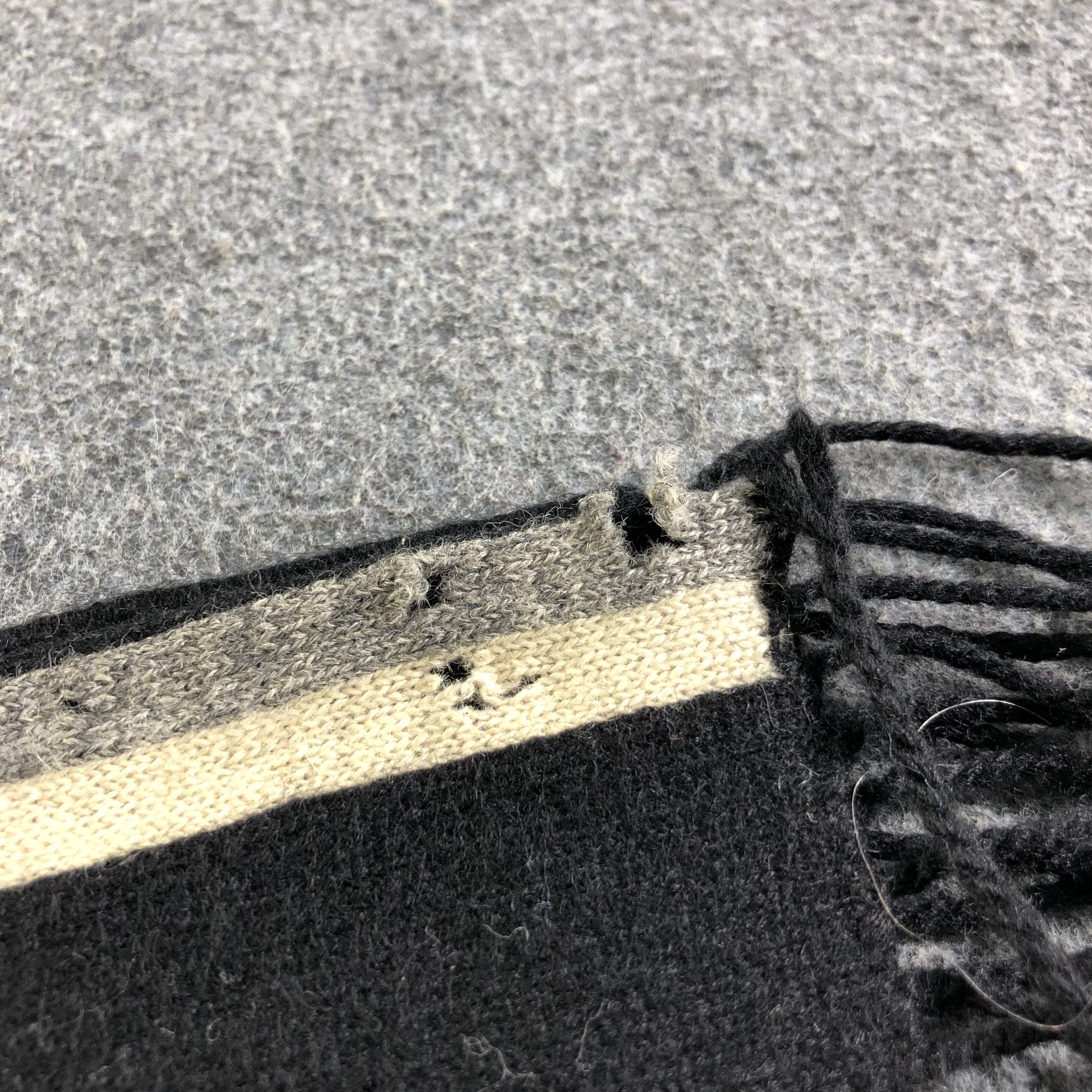 Vintage Candy Stripper Wool Scarf Muffler V1907 Size ONE SIZE - 11 Thumbnail