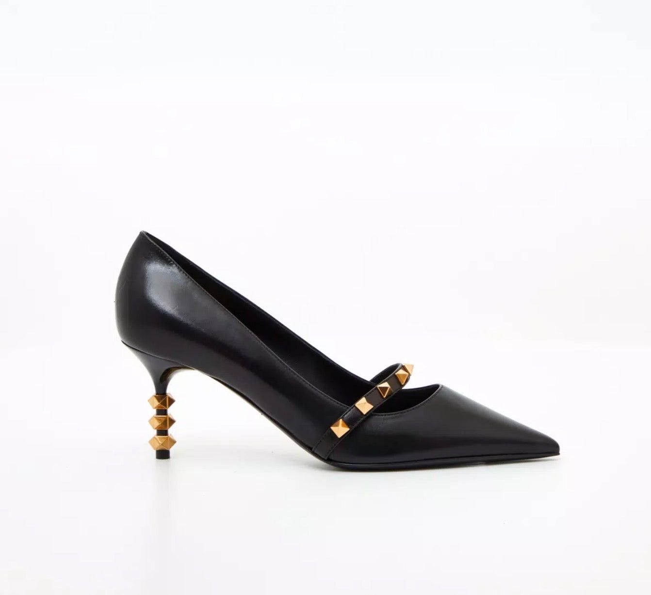Valentino Rockstud Sculpted Heel Pumps SIZE 40.5