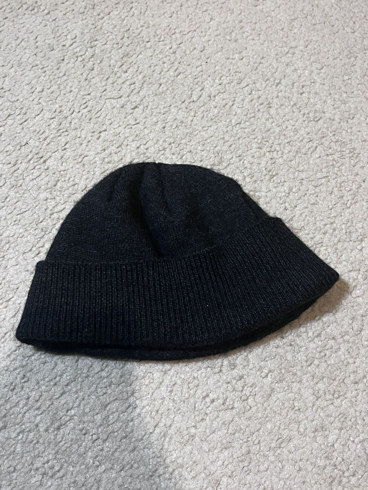 Yohji Yamamoto Yohji Yamamoto Pour Homme Charcoal Grey Wool Beanie | Grailed