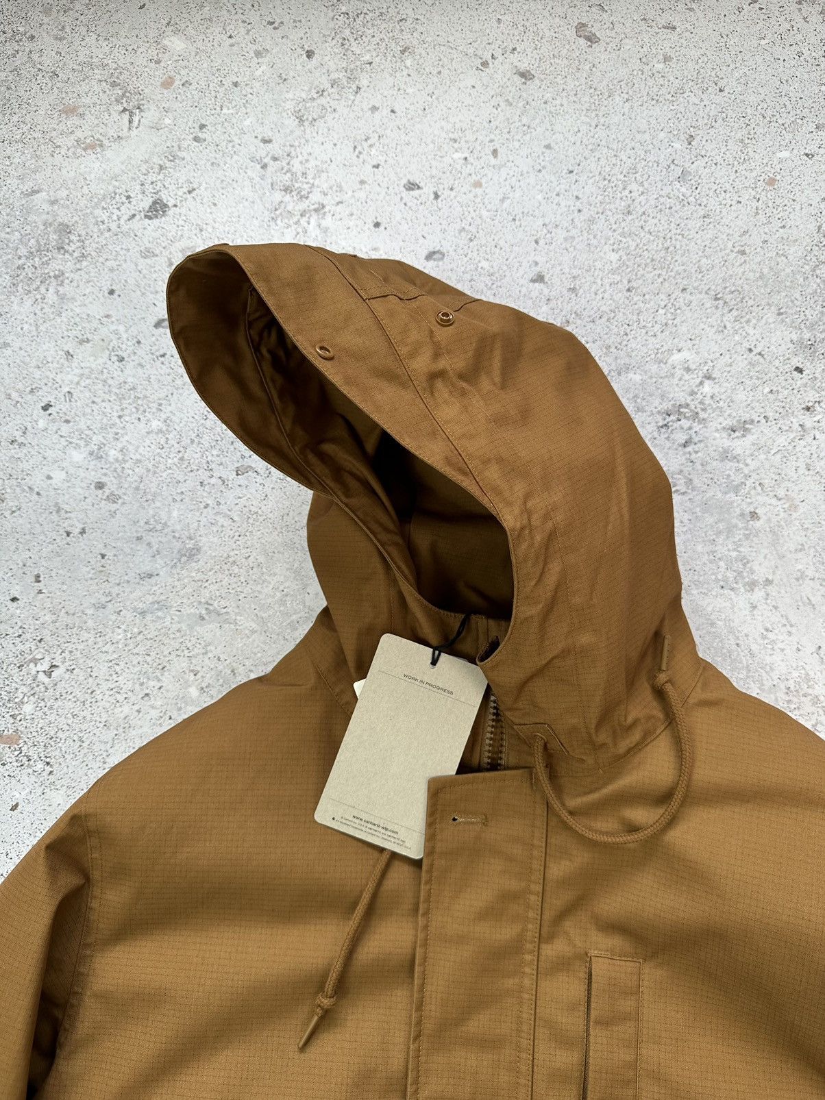Carhartt × Carhartt Wip NEW! Carhartt WIP Valley Hooded Jacket Winter Men Brown L Size US L / EU 52-54 / 3 - 7 Thumbnail
