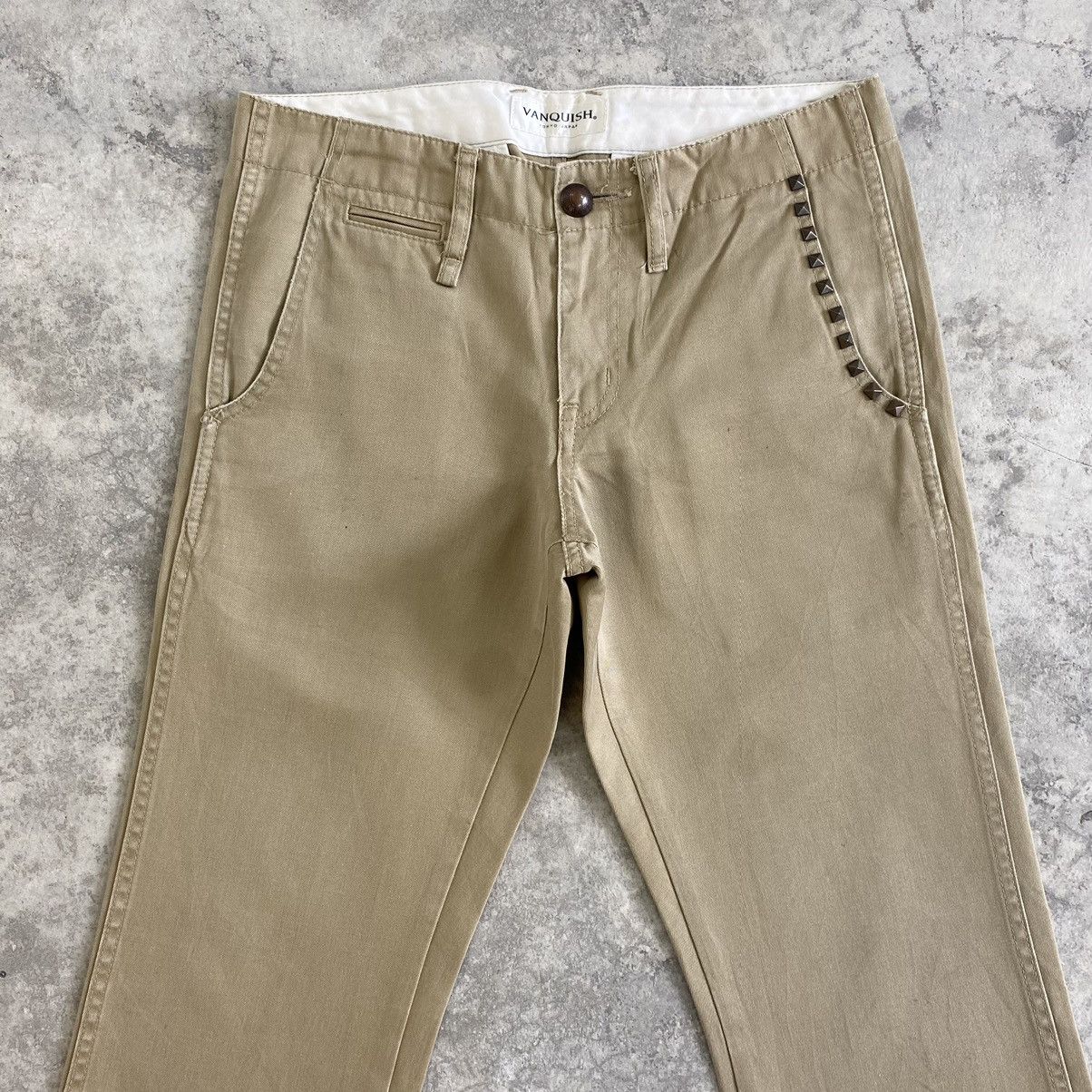 Vanquish Vanquish Made In Japan Studded Flared Chino Pants Size US 30 / EU 46 - 3 Thumbnail