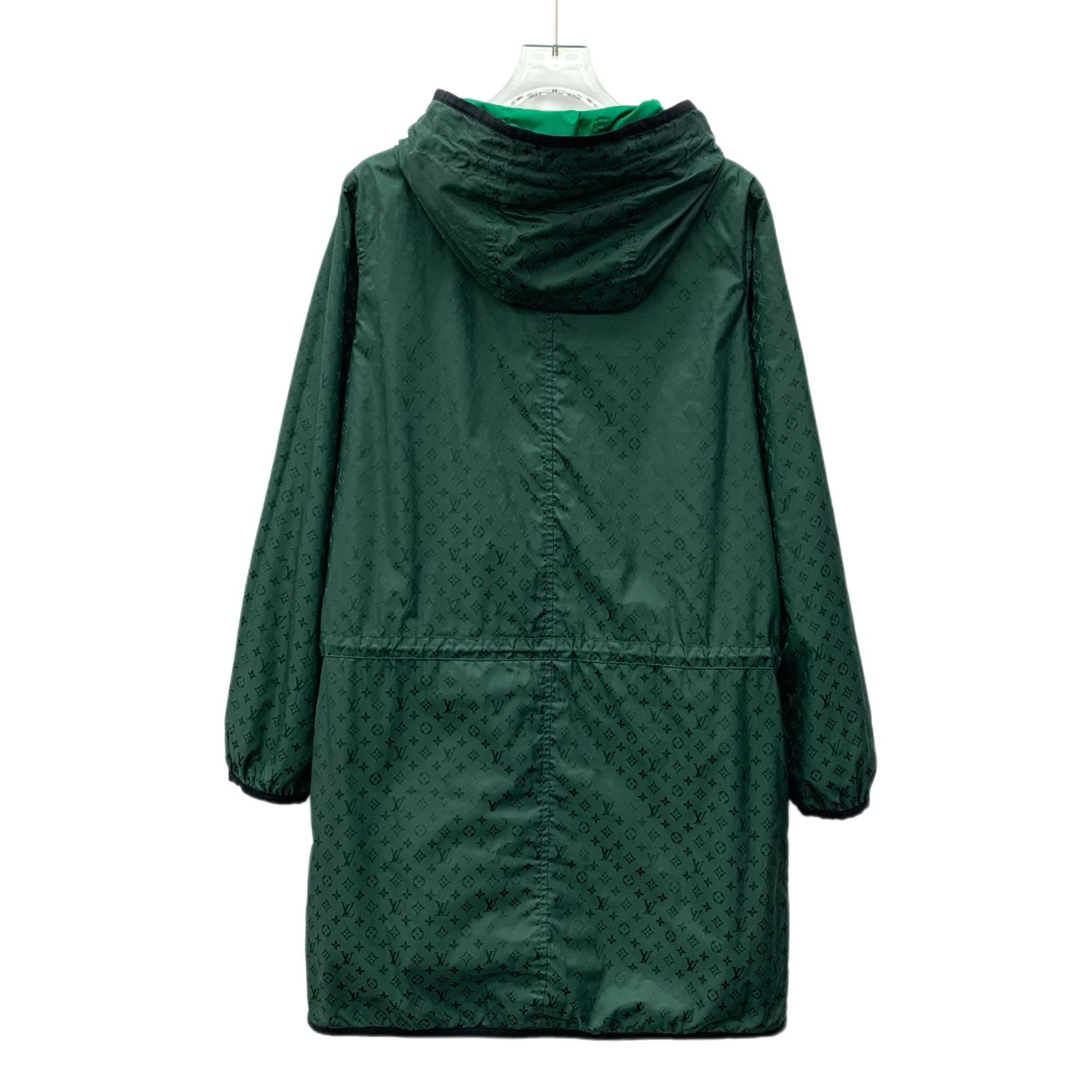Louis Vuitton LOUIS VUITTON Monogram Green Hooded Raincoat Jacket Size 36 Size XS / US 0-2 / IT 36-38 - 8 Thumbnail