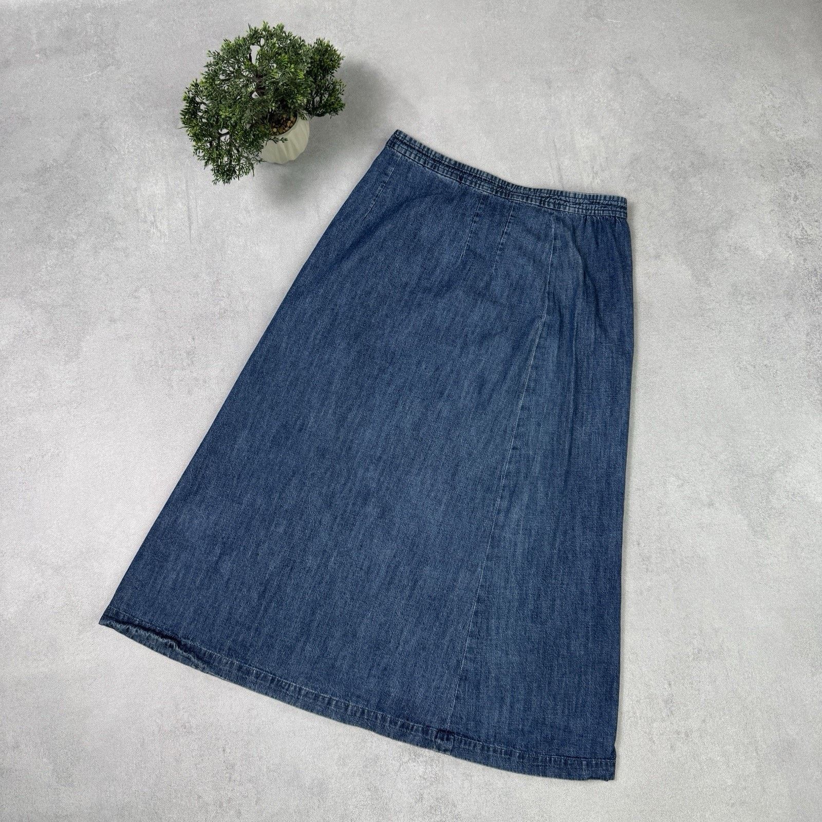 A.P.C. APC Women Denim Skirt Midi Size 38 Blue Jeans Size 27" / US 4 / IT 40 - 14 Thumbnail