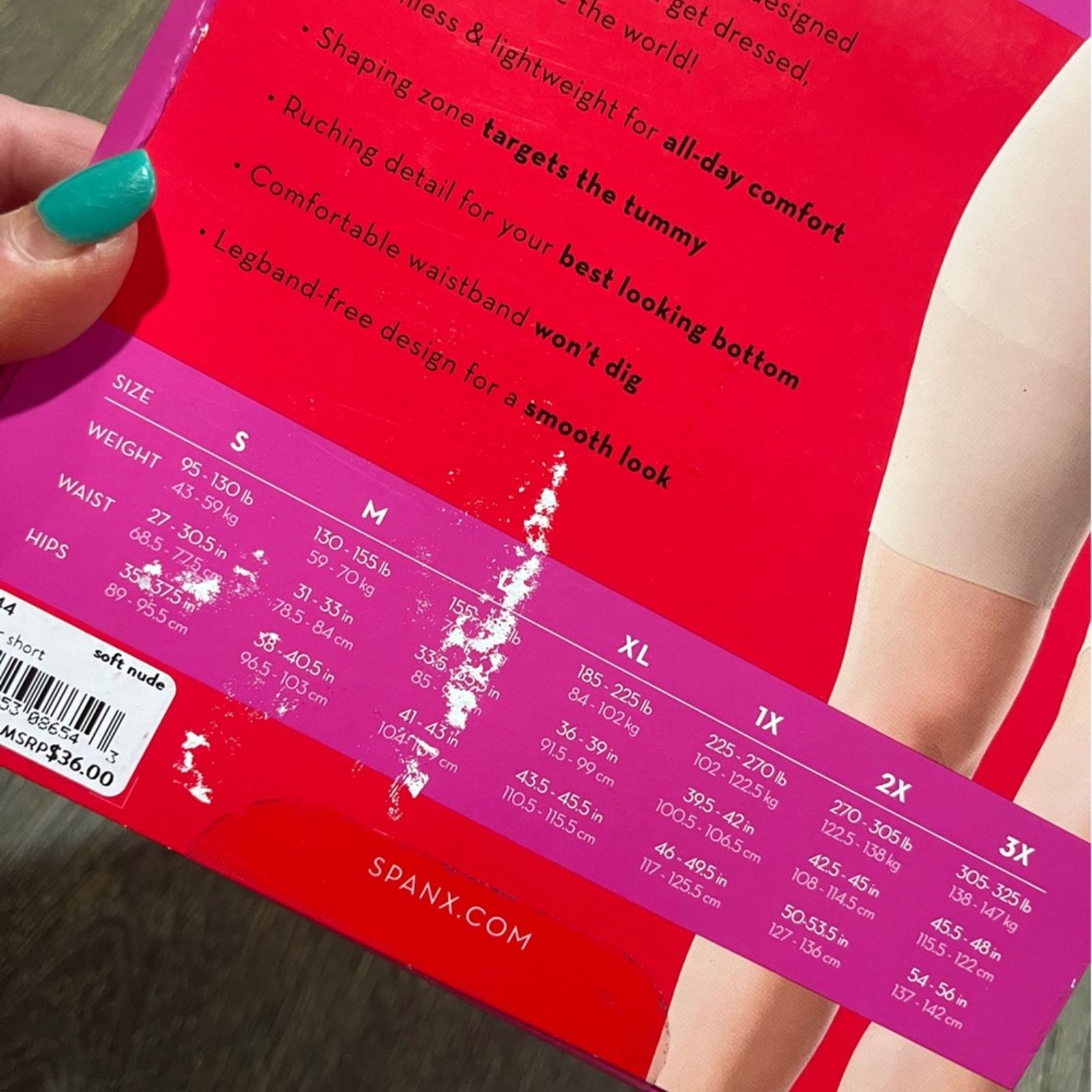 Spanx NWT Spanx Power Shorts 6" Seamless Ultra Soft Shapewear Sz S Size ONE SIZE - 6 Thumbnail