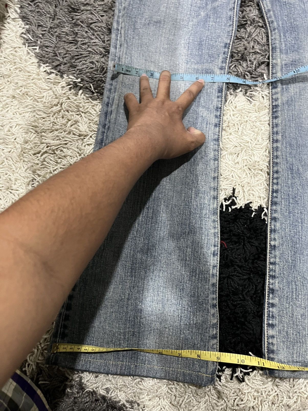If Six Was Nine 💥Vtg Edwin Vintage Exclusive Flare Bootcut Denim Size US 33 - 14 Thumbnail