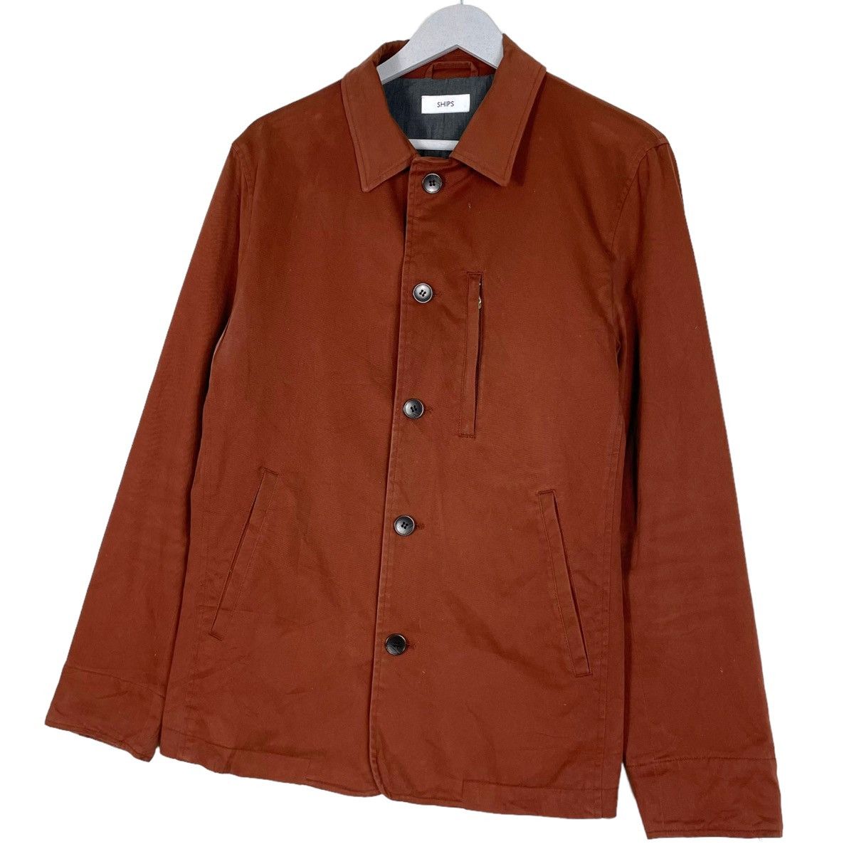 Japanese Brand × SHIPS × The Workers Club 💥SHIPS JAPAN BUTTON WORKER CHORE JACKET Size US M / EU 48-50 / 2 - 3 Thumbnail