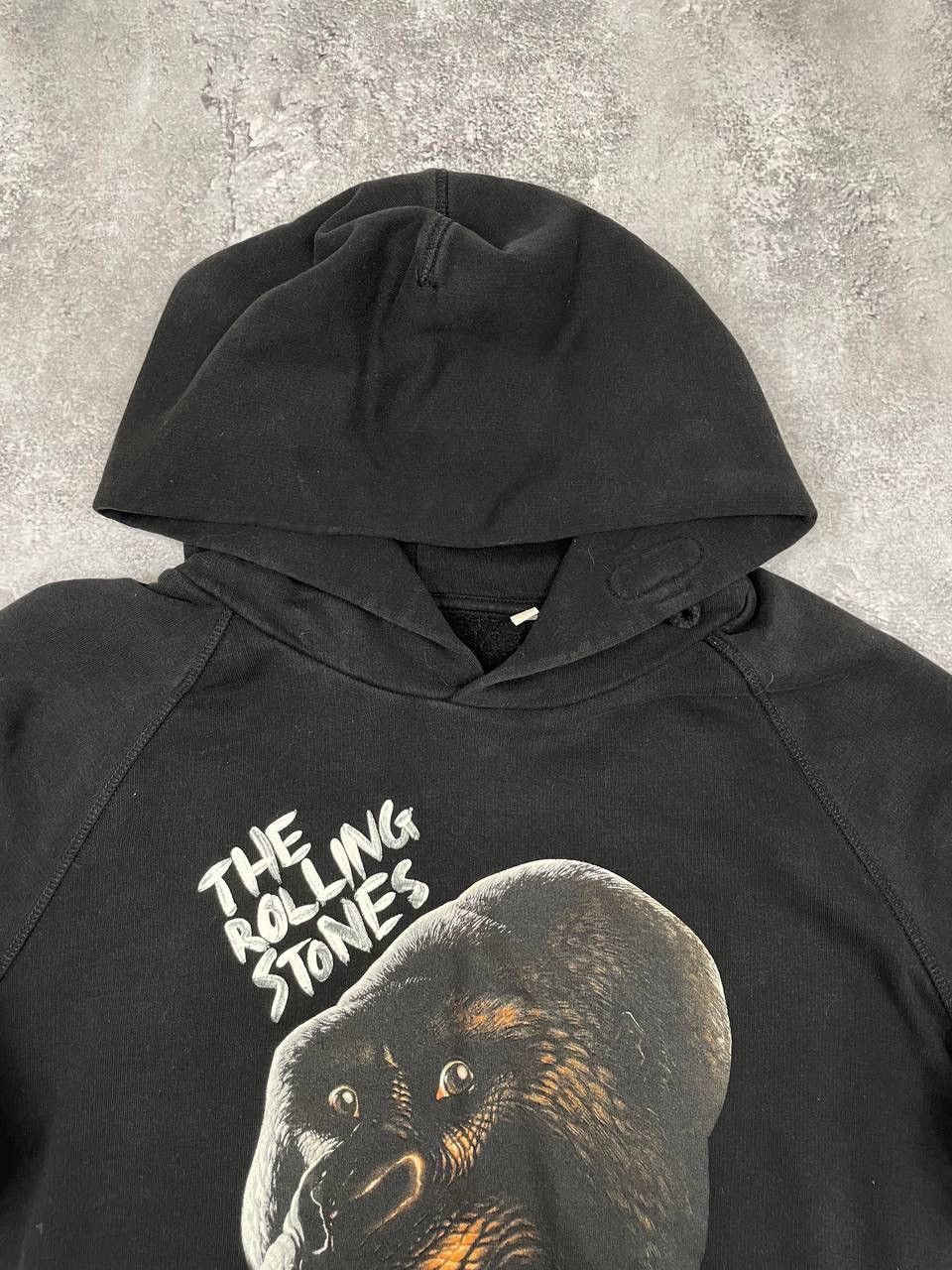 The Rolling Stones Rolling Stones Men Cotton Hoodie Black Size M Size US M / EU 48-50 / 2 - 2 Thumbnail