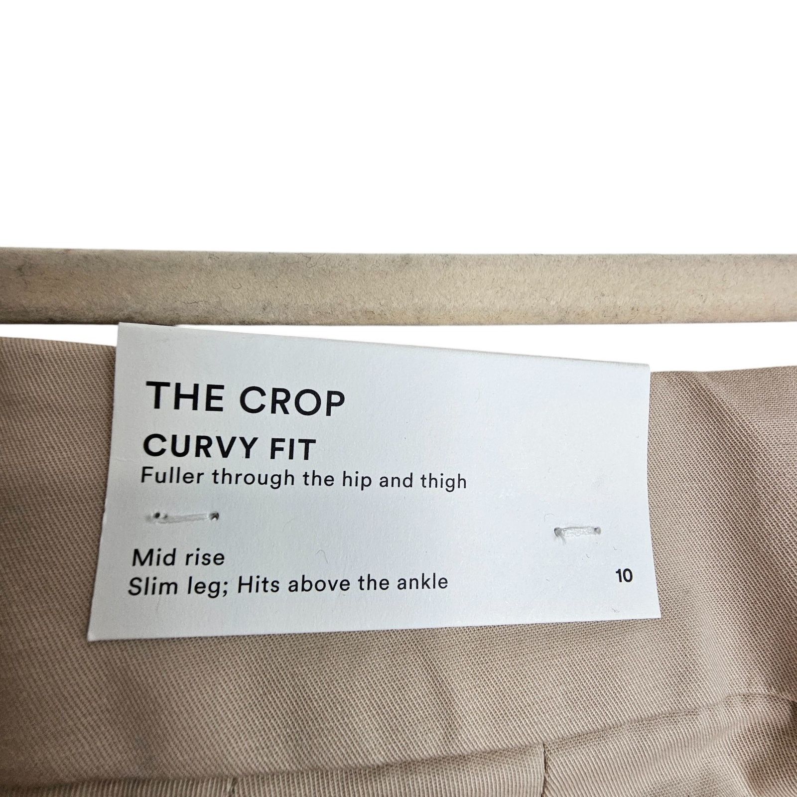 Ann Taylor Ann Taylor Womens The Crop Curvy Fit Trouser Pants Sz 10 Size 32" / US 10 / IT 46 - 9 Thumbnail