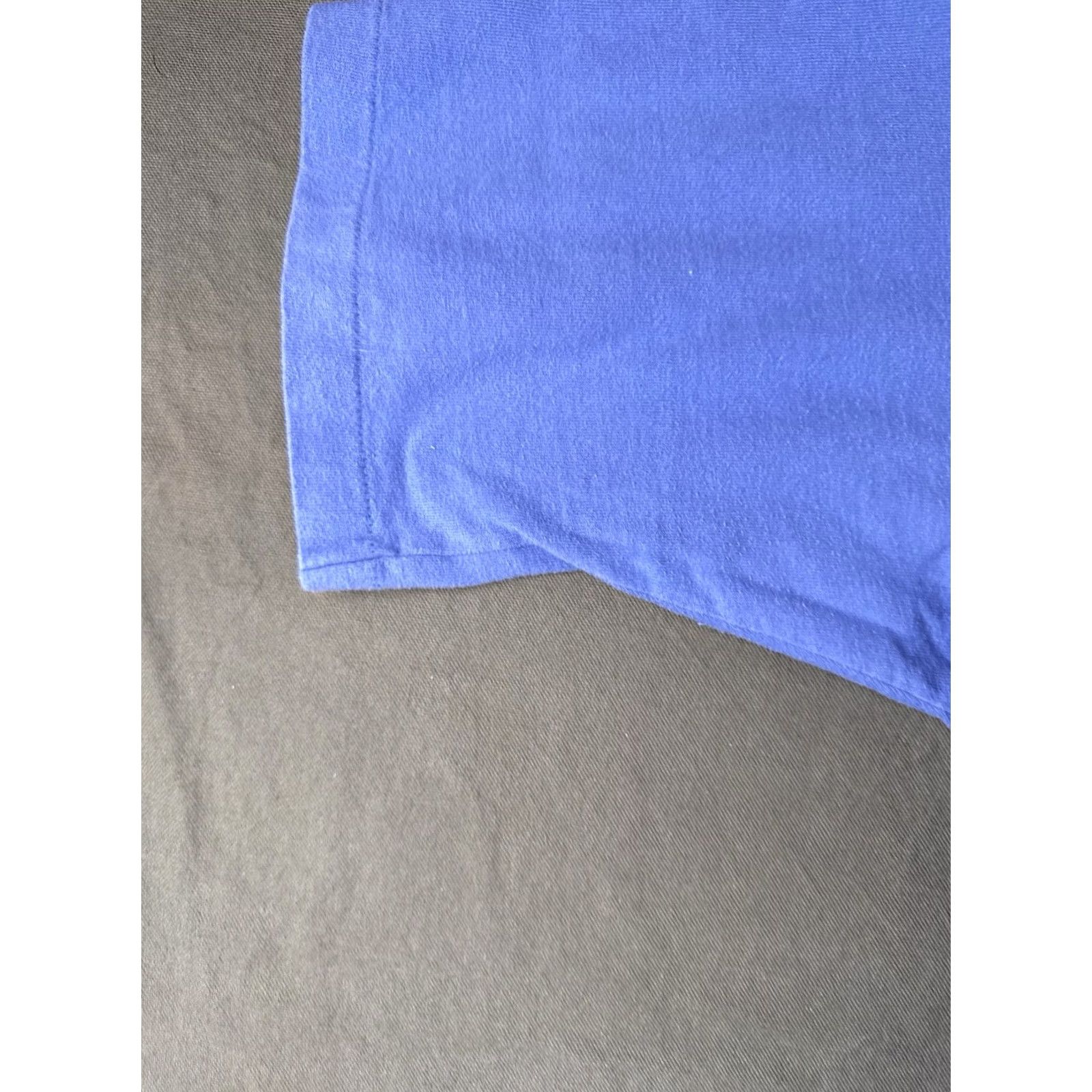 Fruit Of The Loom VINTAGE Fruit of the Loom T Shirt XL Blue Single Stitch USA Made 90s Blank Size US XL / EU 56 / 4 - 5 Thumbnail