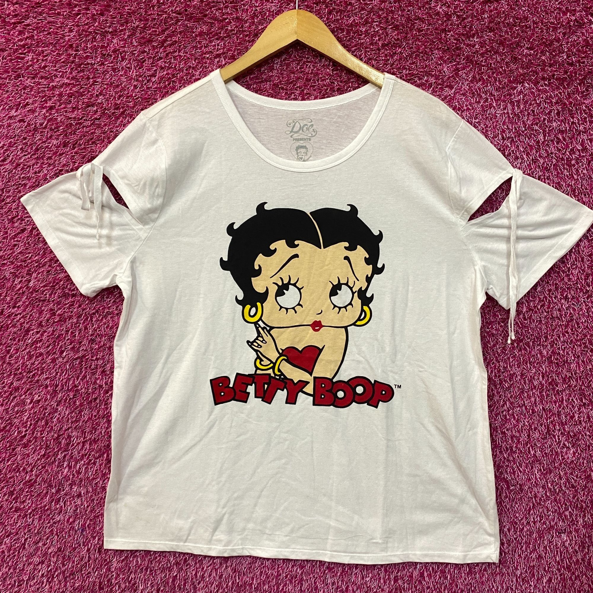 Other Betty Boop Tie Sleeves T-Shirt 2XL Size XXL / US 16-18 / IT 52-54 - 1 Thumbnail