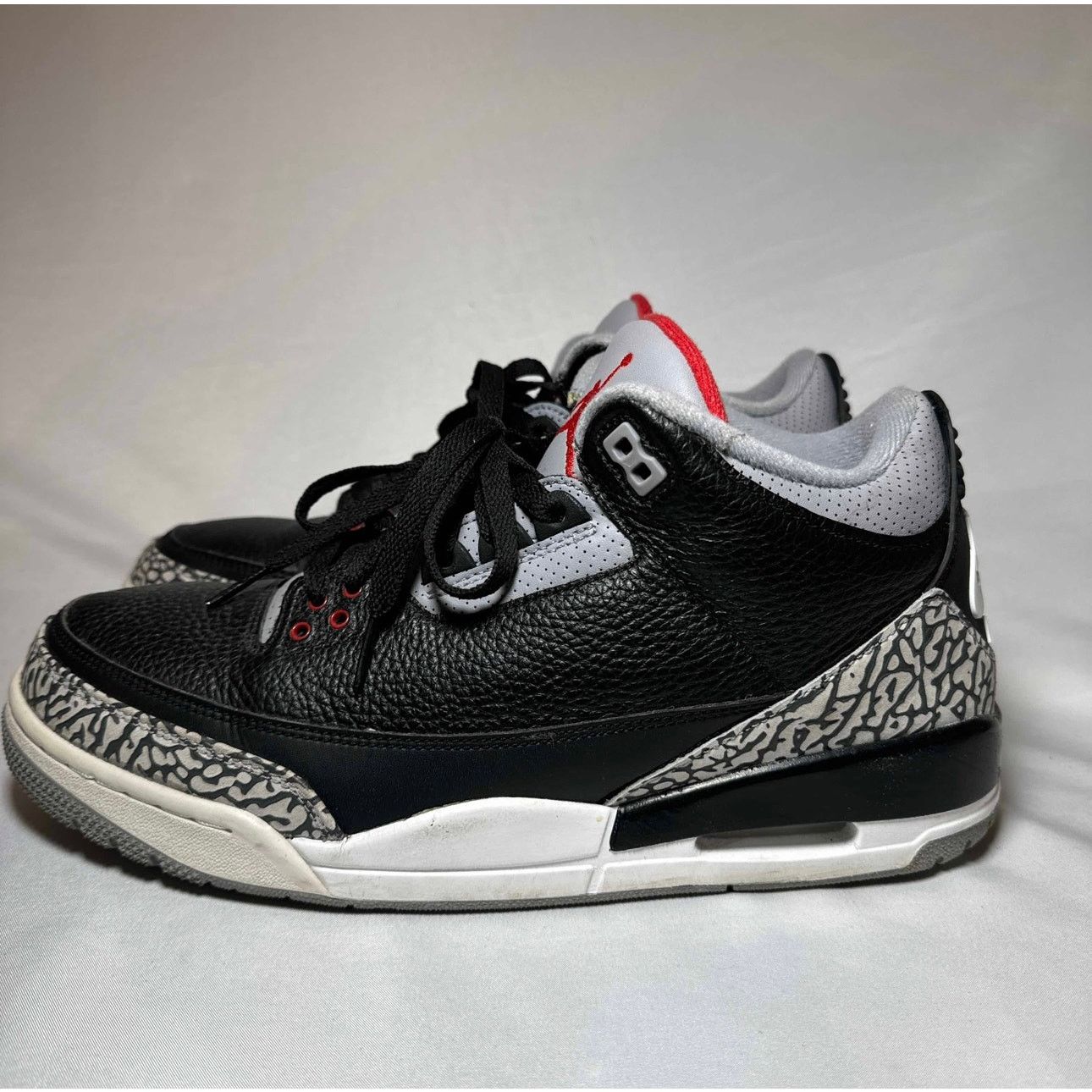 Jordan Brand × Nike Size 11 - Nike Air Jordan 3 Retro OG Black Cement 2018 Size US 11 / EU 44 - 8 Thumbnail