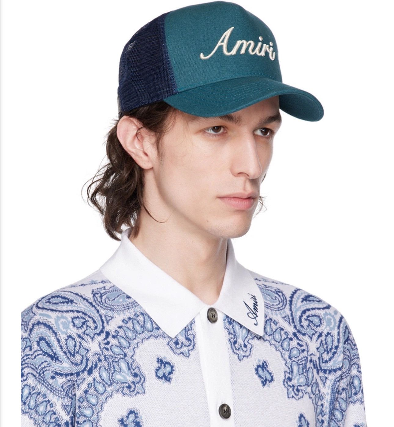 Amiri Amiri Script Trucker Hat Size ONE SIZE - 1 Thumbnail
