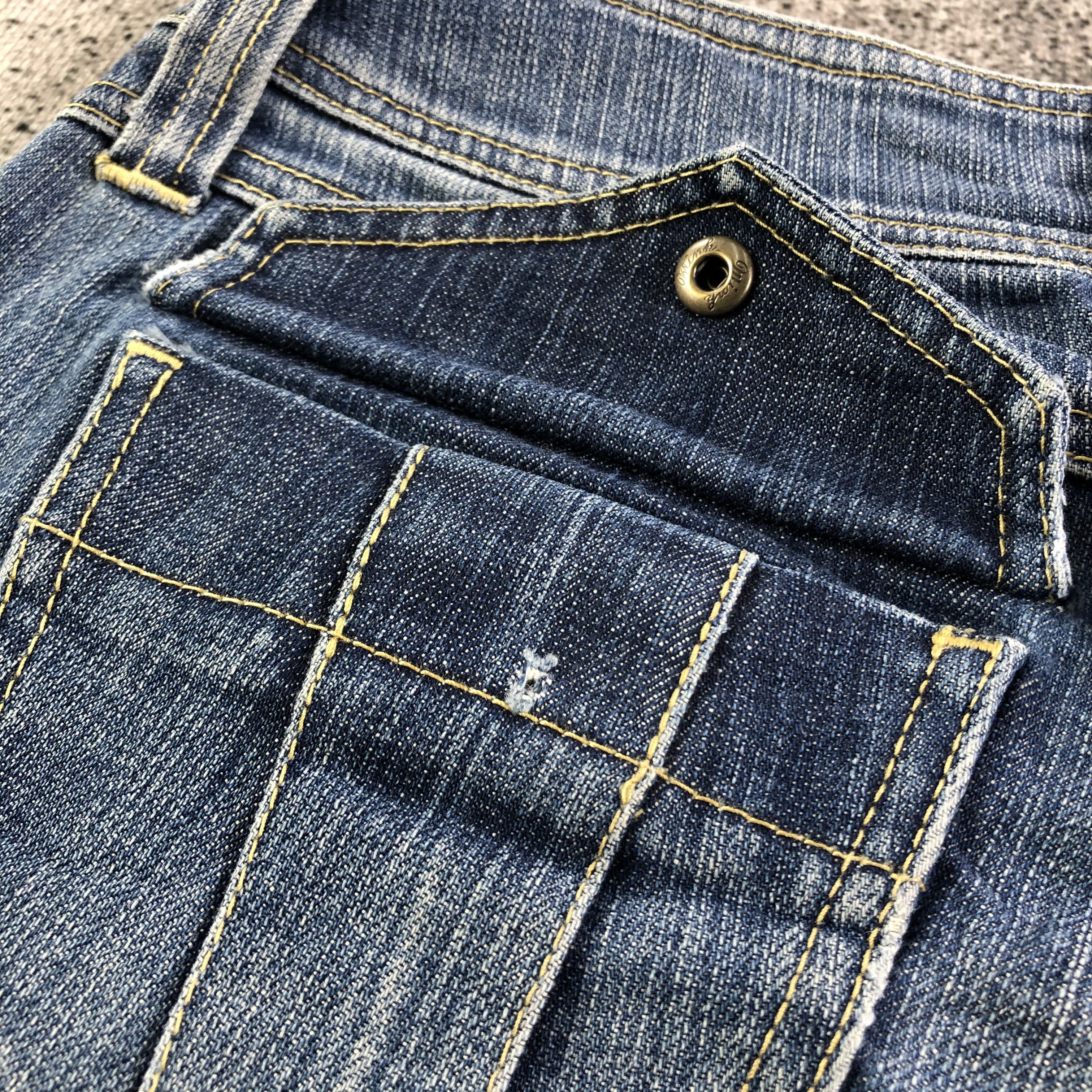 Japanese Brand Vintage Japanese Brand Bush Pants Flared Jeans KJ2006 Size 27" / US 4 / IT 40 - 7 Thumbnail