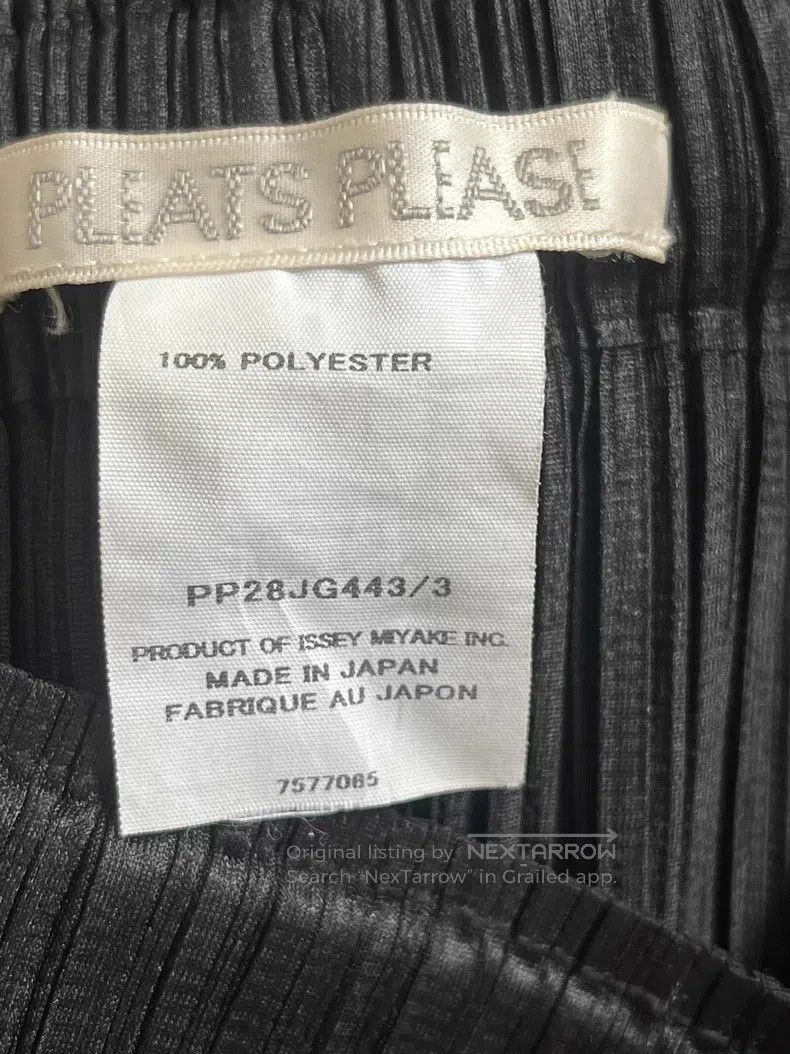 Issey Miyake Issey Miyake size:3 Black Midi Skirt Size 22" - 3 Thumbnail