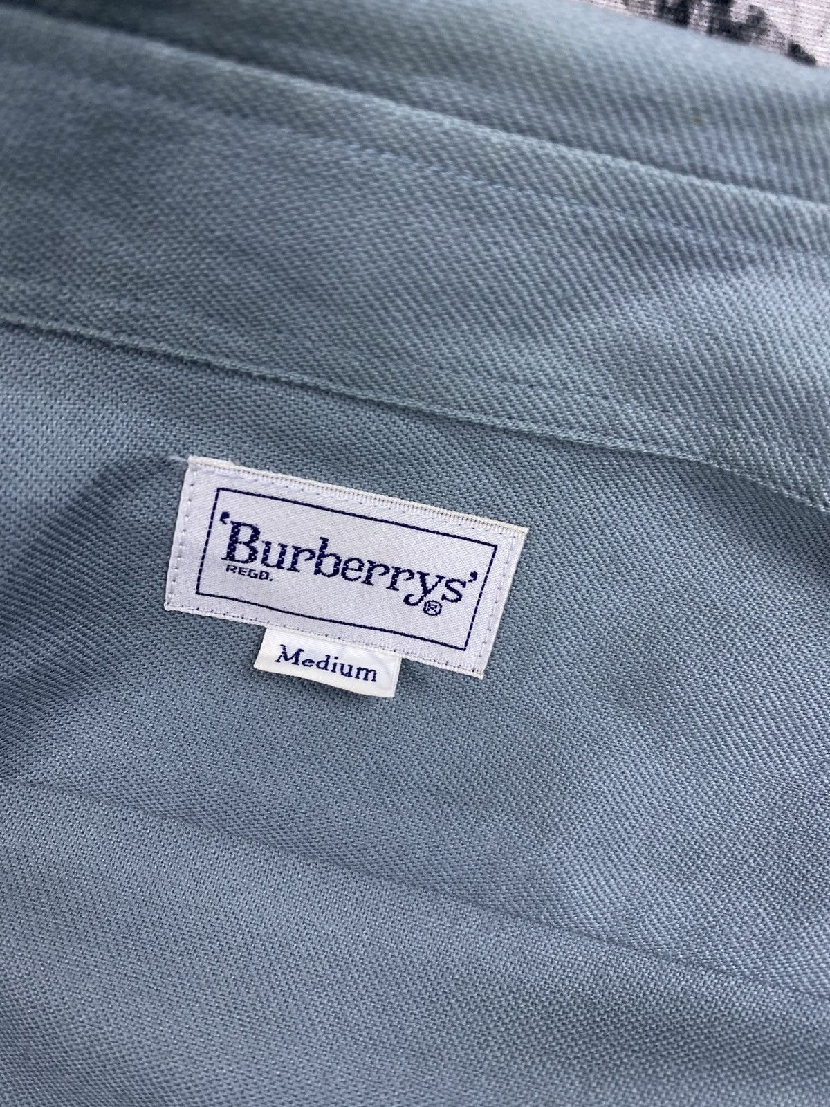 Burberry 🔥Vintage 80s Burberrys Casual Button Ups Wool Shirt Size US M / EU 48-50 / 2 - 11 Thumbnail