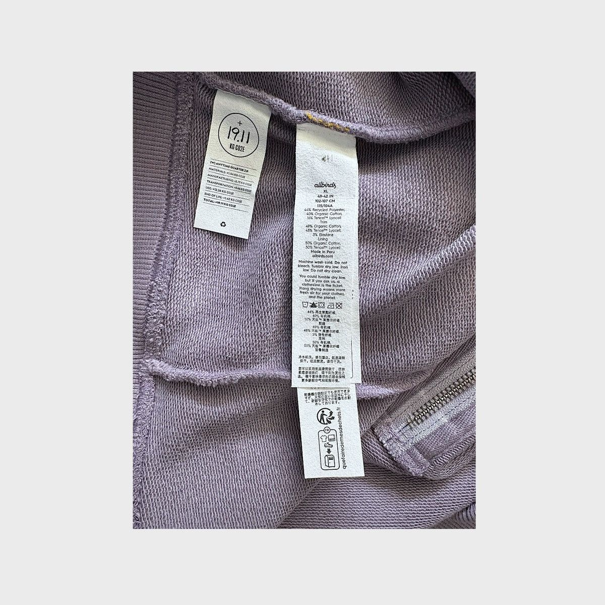 Allbirds Allbirds Anytime Women’s Purple Organic Cotton Sweater Sz XL Size XL / US 12-14 / IT 48-50 - 15 Thumbnail