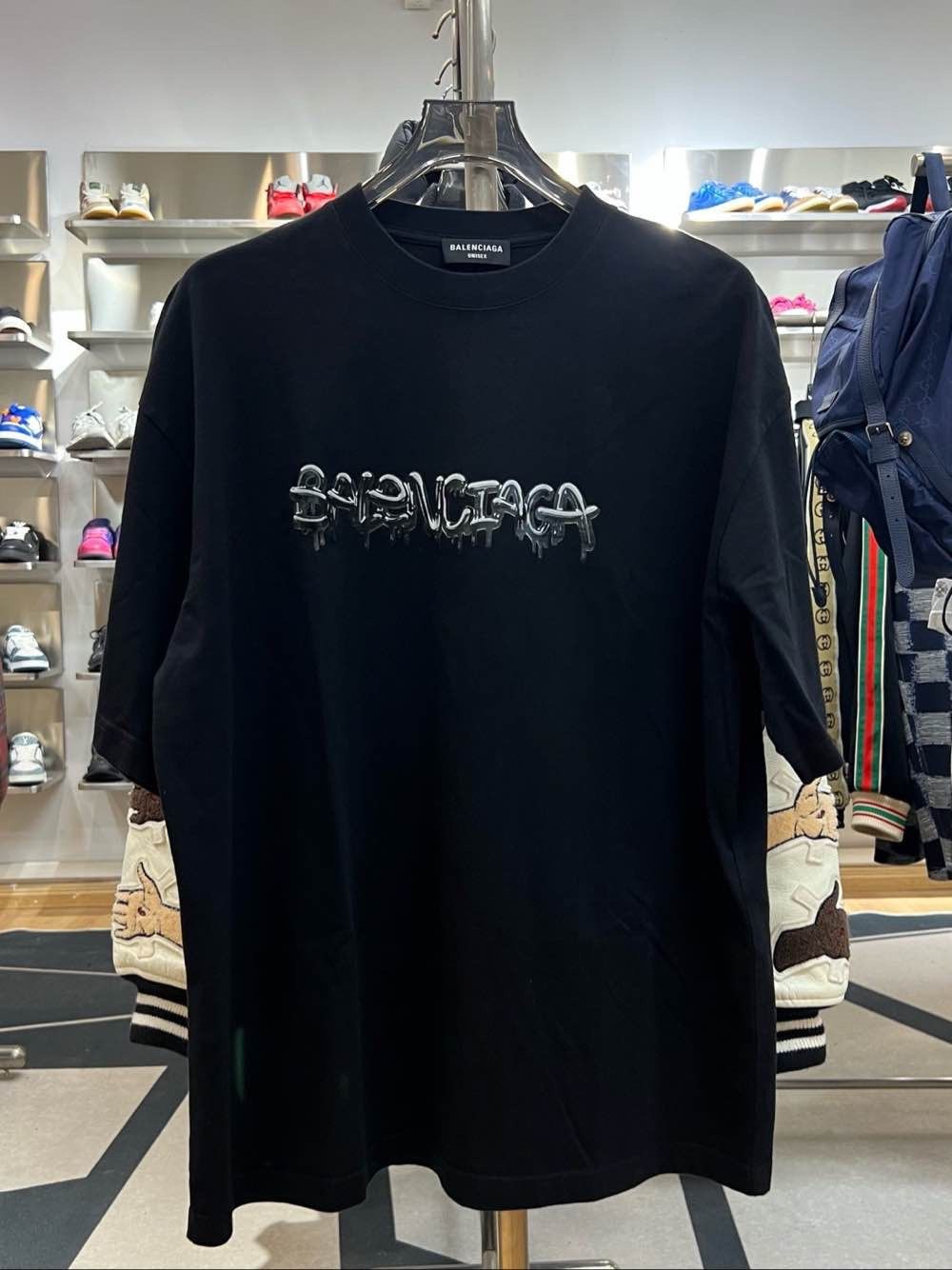 Balenciaga Balenciaga Slime Logo T-Shirt Size L Size US L / EU 52-54 / 3 - 1 Thumbnail