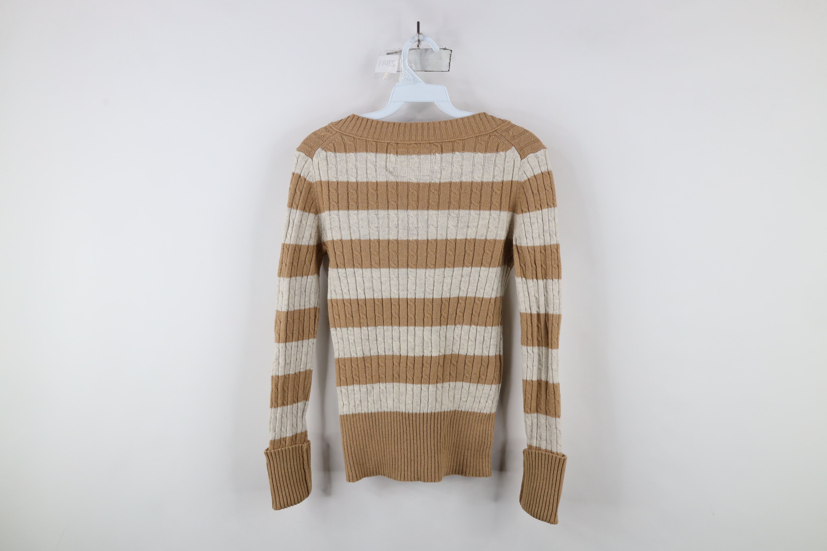 American Eagle Outfitters × Vintage Vintage Y2K American Eagle Outfitters Cable Knit Sweater Size M / US 6-8 / IT 42-44 - 9 Thumbnail