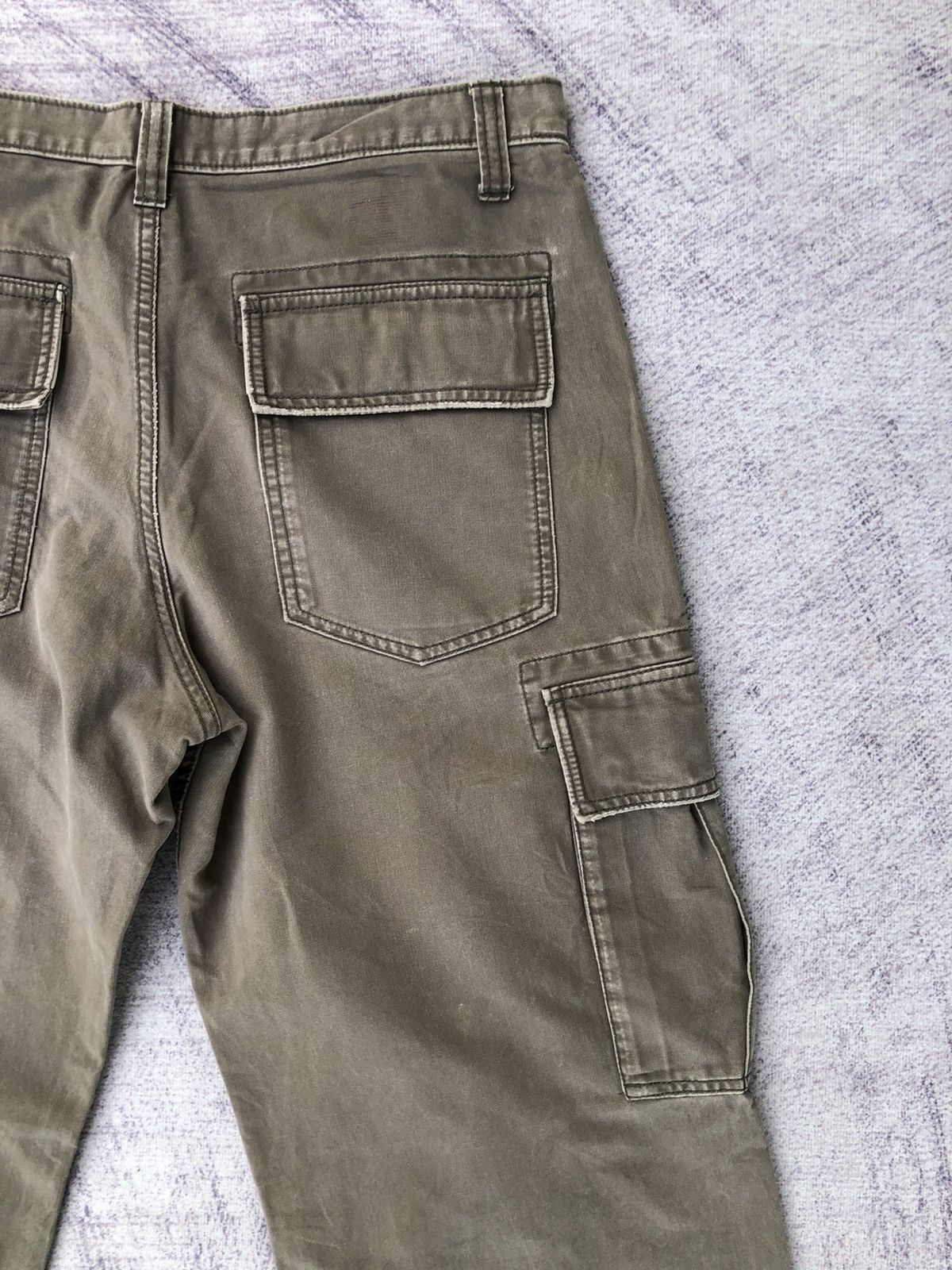 Japanese Brand × Olive × Oshkosh OshKosh Cargo Green Olive Style Multi-Pocket Pants Size US 31 - 15 Thumbnail