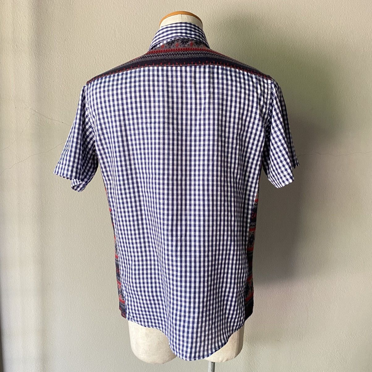Comme des Garcons × Comme des Garcons Homme Plus COMME des GARCONS Patchwork Checkered Fusion Shirt Size US L / EU 52-54 / 3 - 15 Thumbnail
