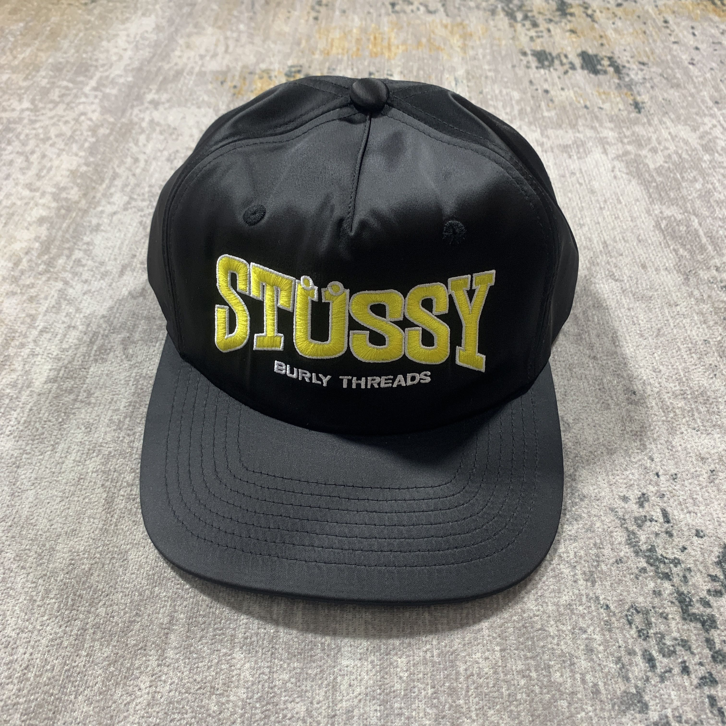 Other STUSSY BURLY THREADS CAP BLACK Size ONE SIZE - 2 Thumbnail