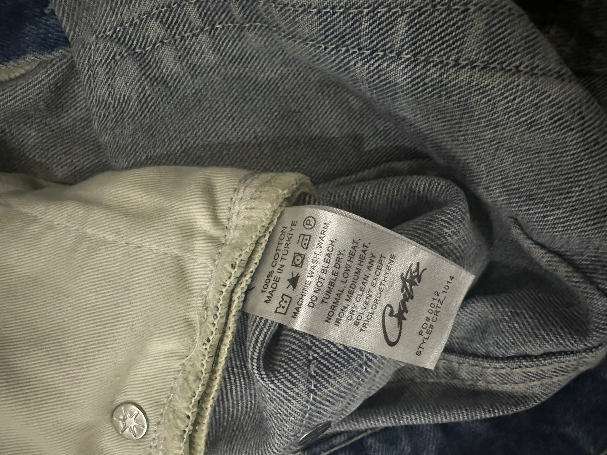 Corteiz × Streetwear × Vintage Rare Corteiz C-Star Denim
