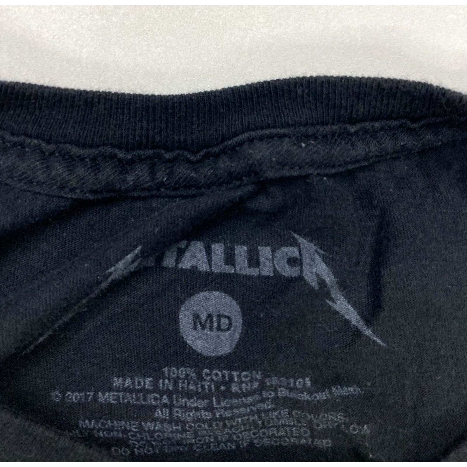 Vintage VINTAGE Metallica Damage Inc Tour Skull Pushead Graphic T-shirt Women Medium Black Size M / US 6-8 / IT 42-44 - 4 Thumbnail