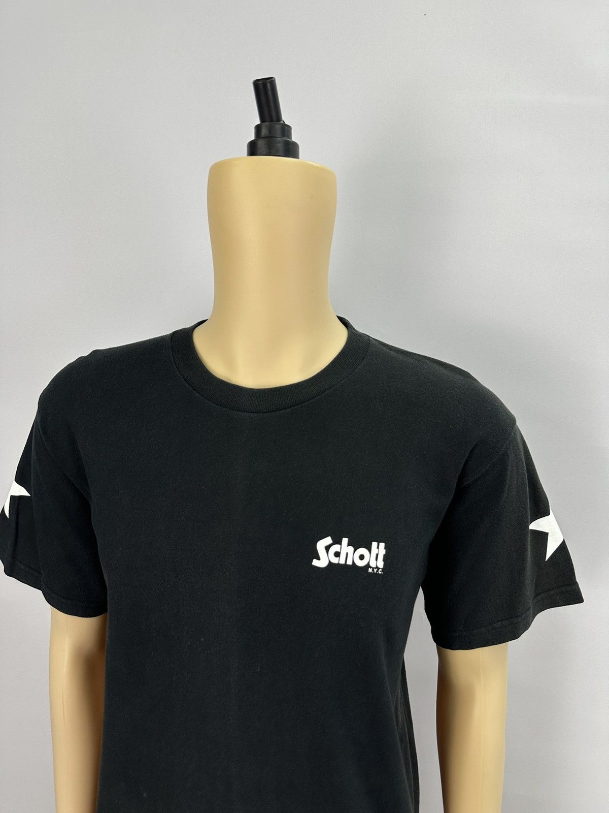 Schott Schott Perfecto Sun Faded Vintage Tshirt A606 Size US L / EU 52-54 / 3 - 2 Thumbnail