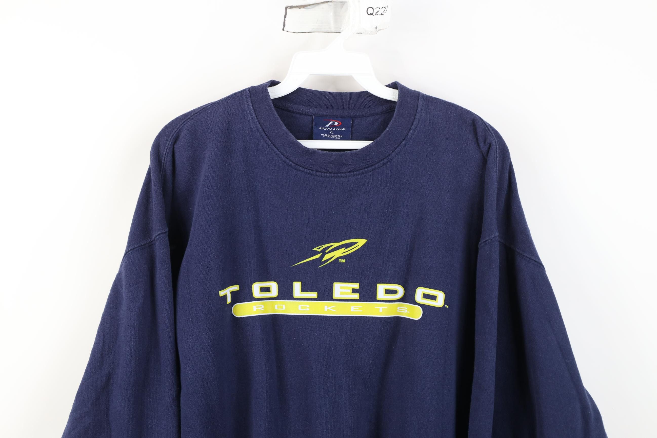 Vintage Vintage University of Toledo Crewneck Sweatshirt Blue Size US XL / EU 56 / 4 - 2 Thumbnail