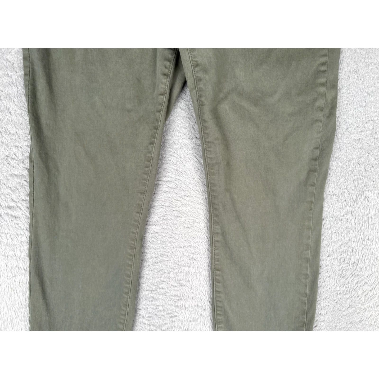 Buffalo David Bitton Buffalo David Bitton Hanna Pants Women 8/29 Green High Rise Skinny Stretch 29x29 Size 30" / US 8 / IT 44 - 3 Thumbnail