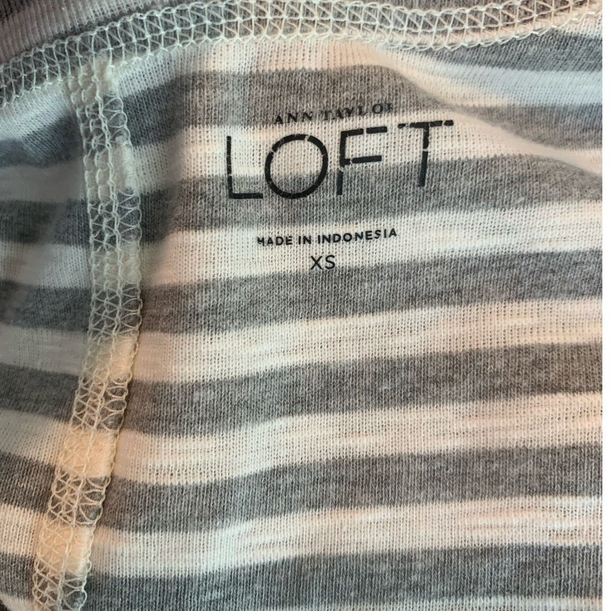 Loft Loft gray striped maxi tank top dress size XS Size XS / US 0-2 / IT 36-38 - 3 Thumbnail