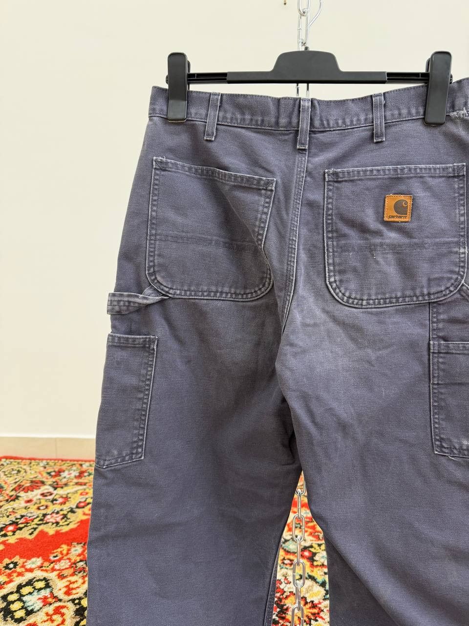 Carhartt Vintage Streetwear 90s Carhartt Double Knee Denim Pants Size US 32 / EU 48 - 6 Thumbnail